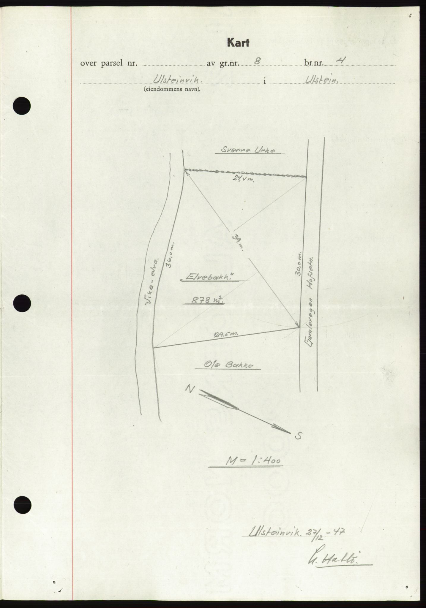 Søre Sunnmøre sorenskriveri, AV/SAT-A-4122/1/2/2C/L0081: Mortgage book no. 7A, 1947-1948, Diary no: : 17/1948