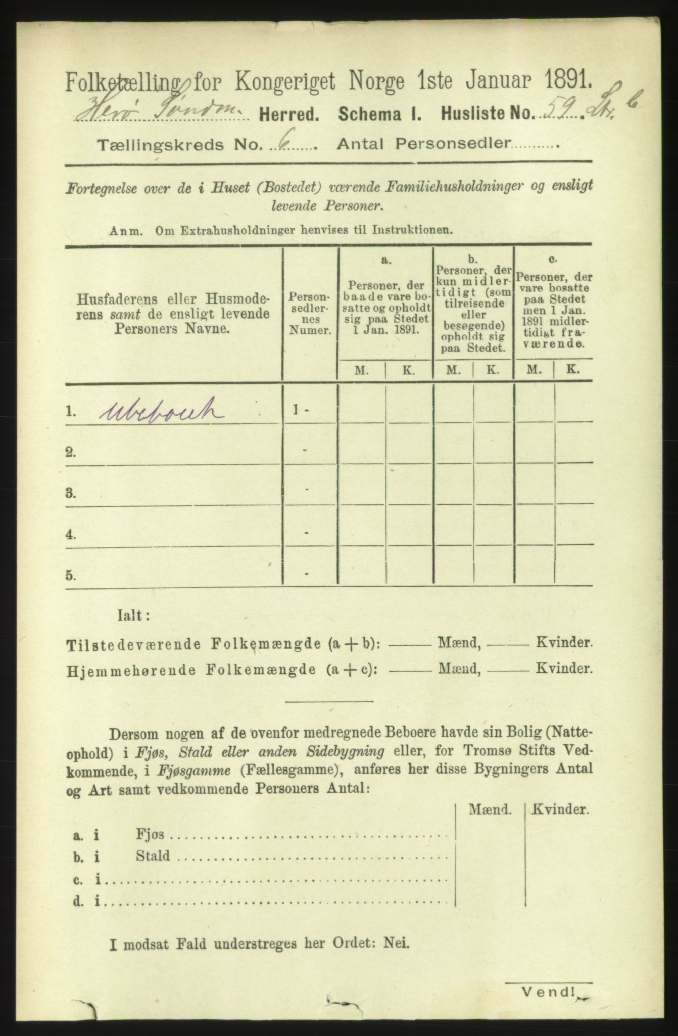 RA, 1891 census for 1515 Herøy, 1891, p. 2487