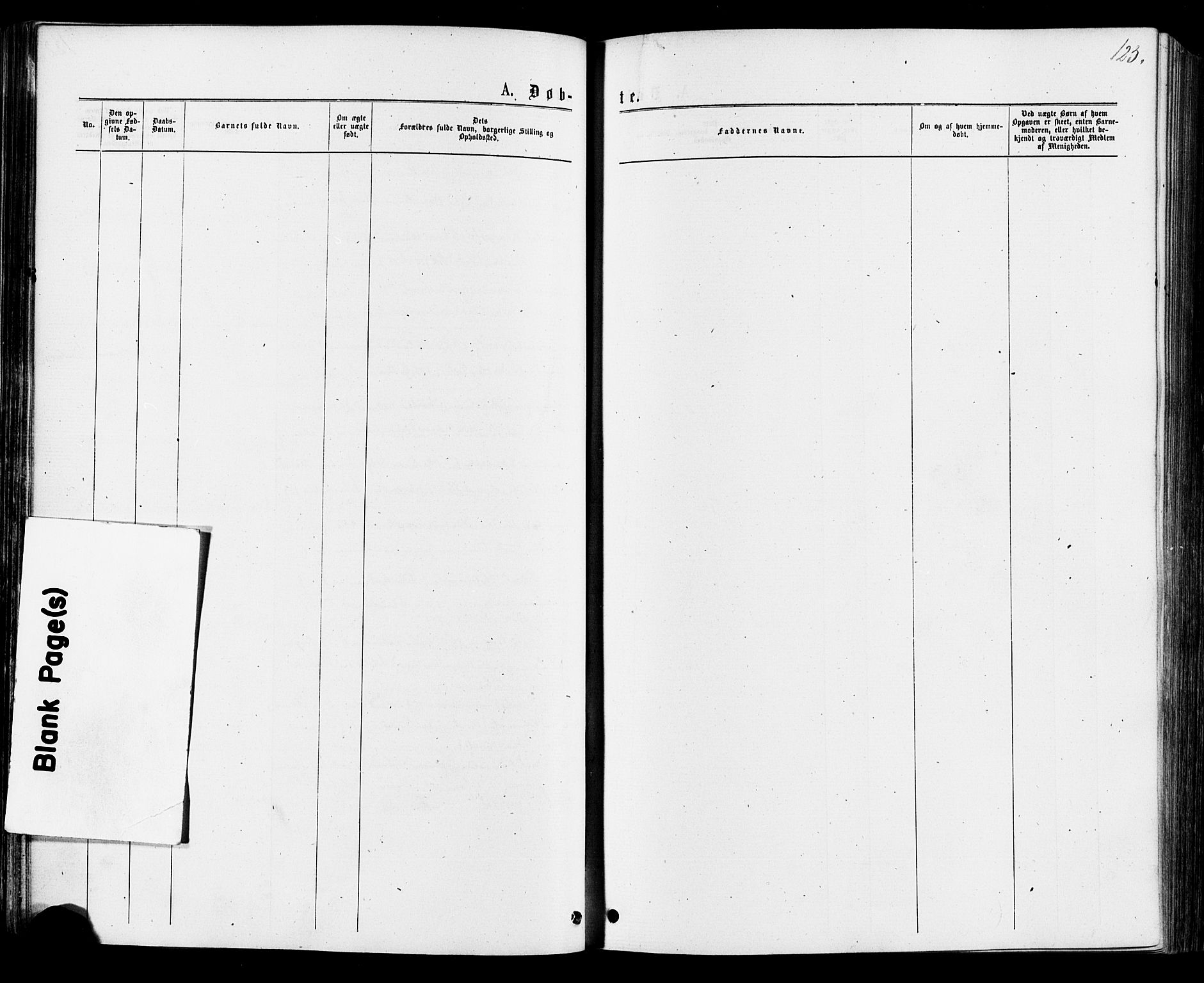 Østre Gausdal prestekontor, AV/SAH-PREST-092/H/Ha/Haa/L0001: Parish register (official) no. 1, 1874-1886, p. 123