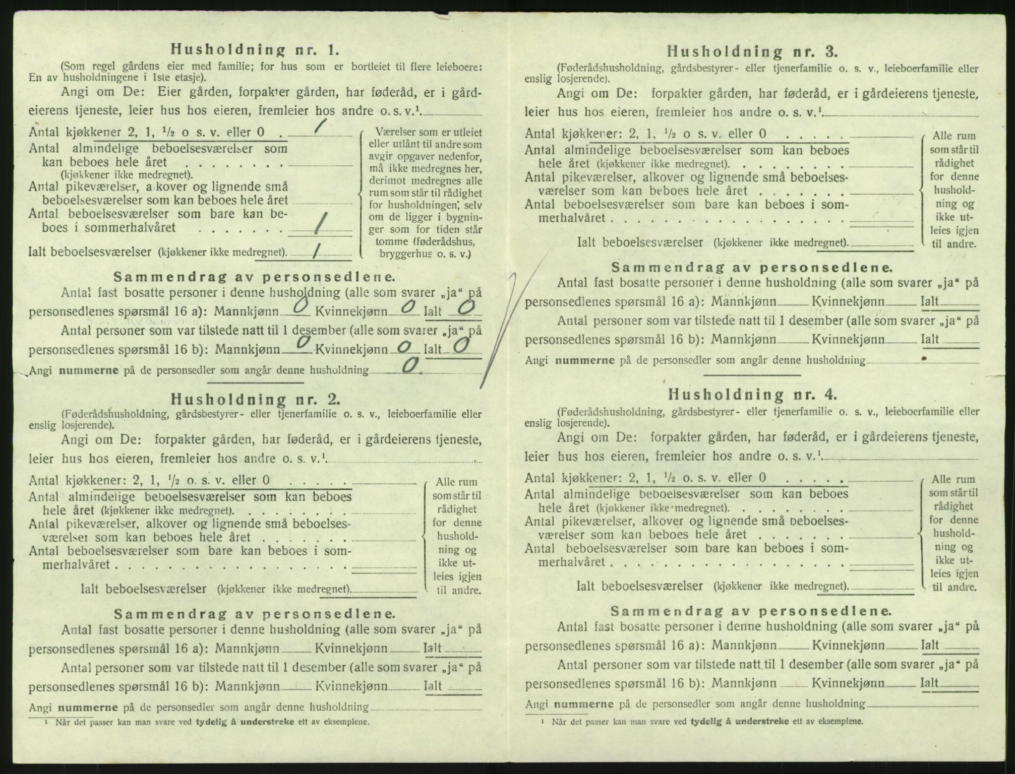 SAKO, 1920 census for Hedrum, 1920, p. 1410