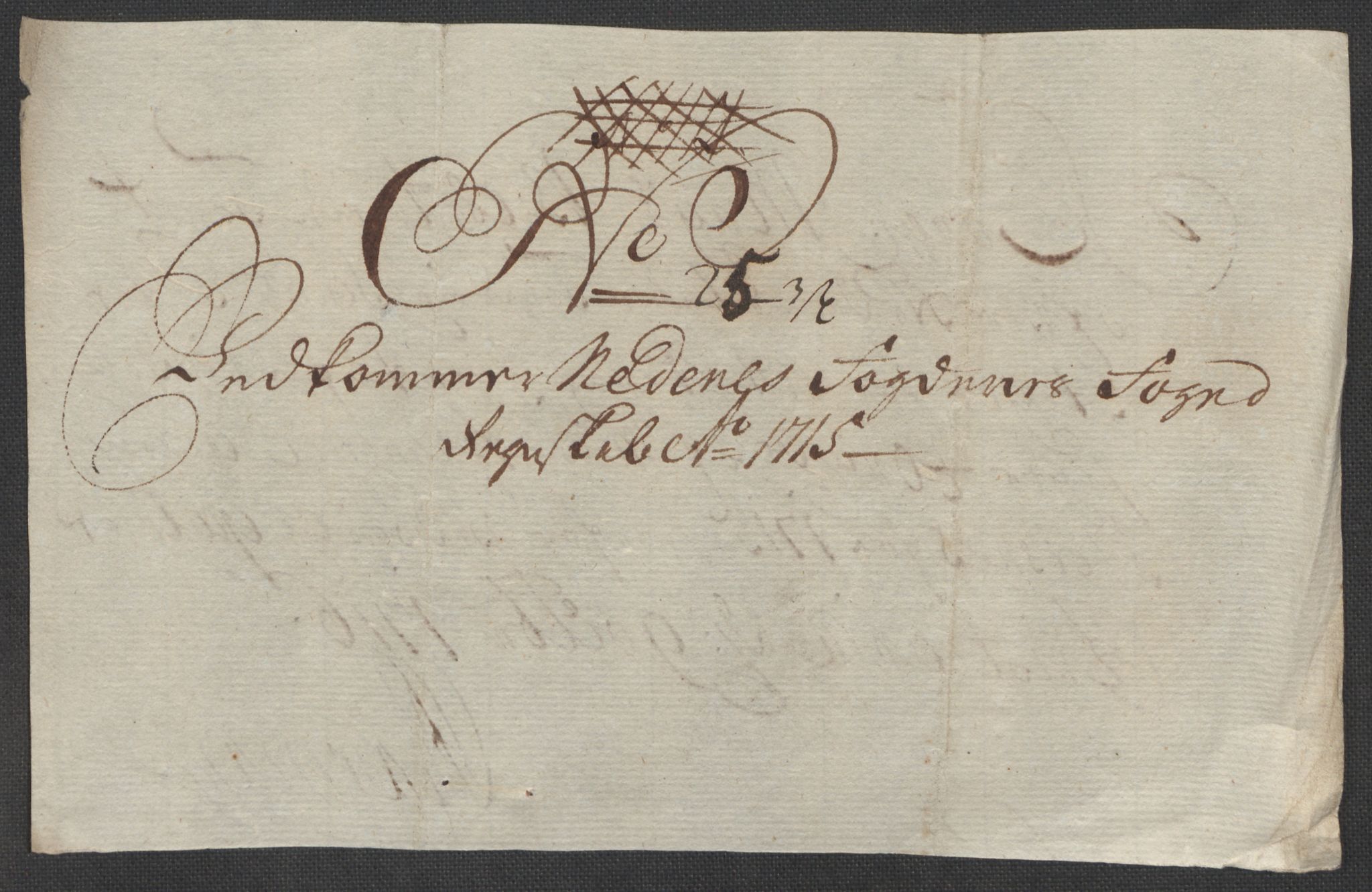 Rentekammeret inntil 1814, Reviderte regnskaper, Fogderegnskap, AV/RA-EA-4092/R39/L2323: Fogderegnskap Nedenes, 1715, p. 264