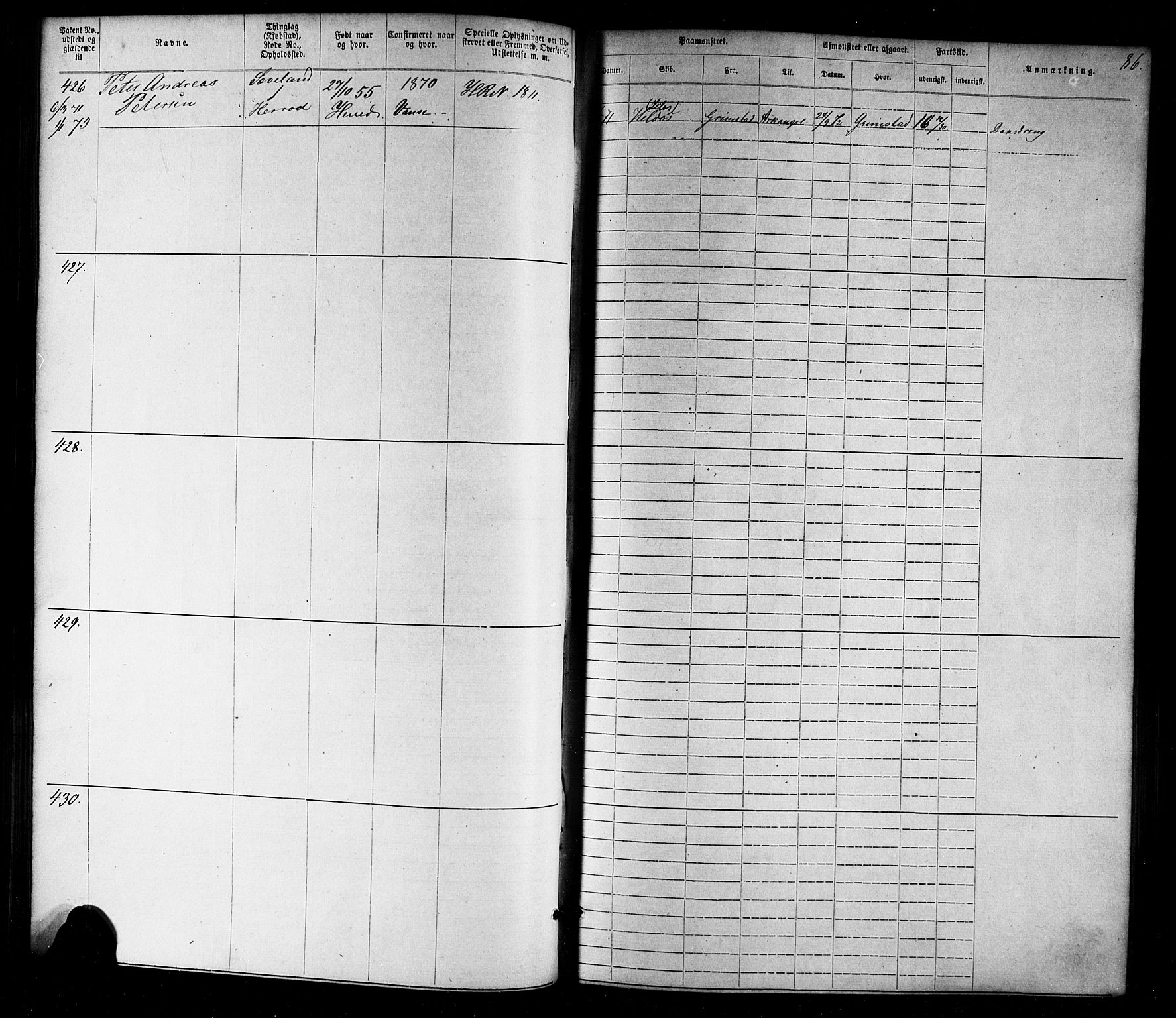 Farsund mønstringskrets, AV/SAK-2031-0017/F/Fa/L0005: Annotasjonsrulle nr 1-1910 med register, Z-2, 1869-1877, p. 112