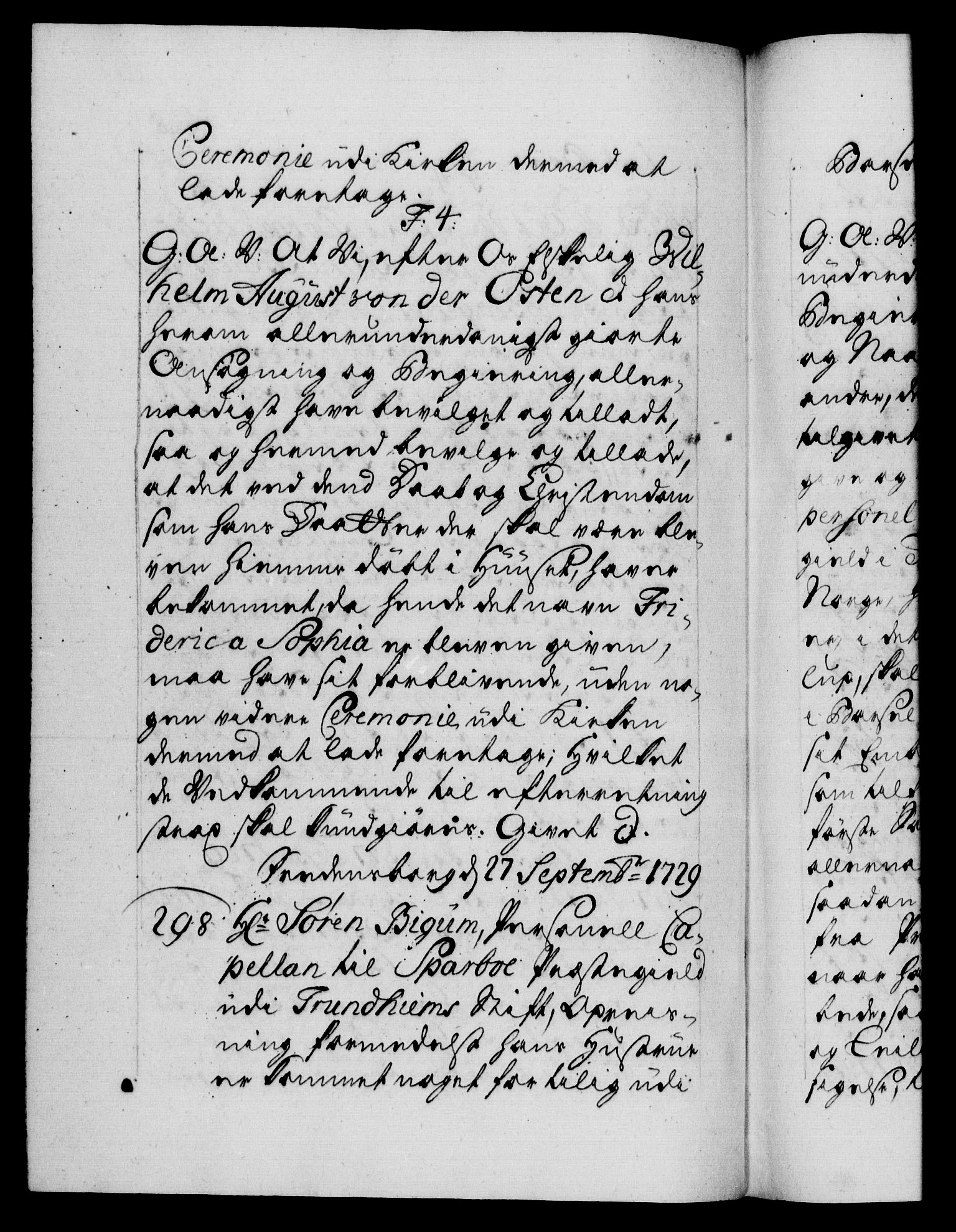 Danske Kanselli 1572-1799, AV/RA-EA-3023/F/Fc/Fca/Fcaa/L0026: Norske registre, 1729-1730, p. 228b