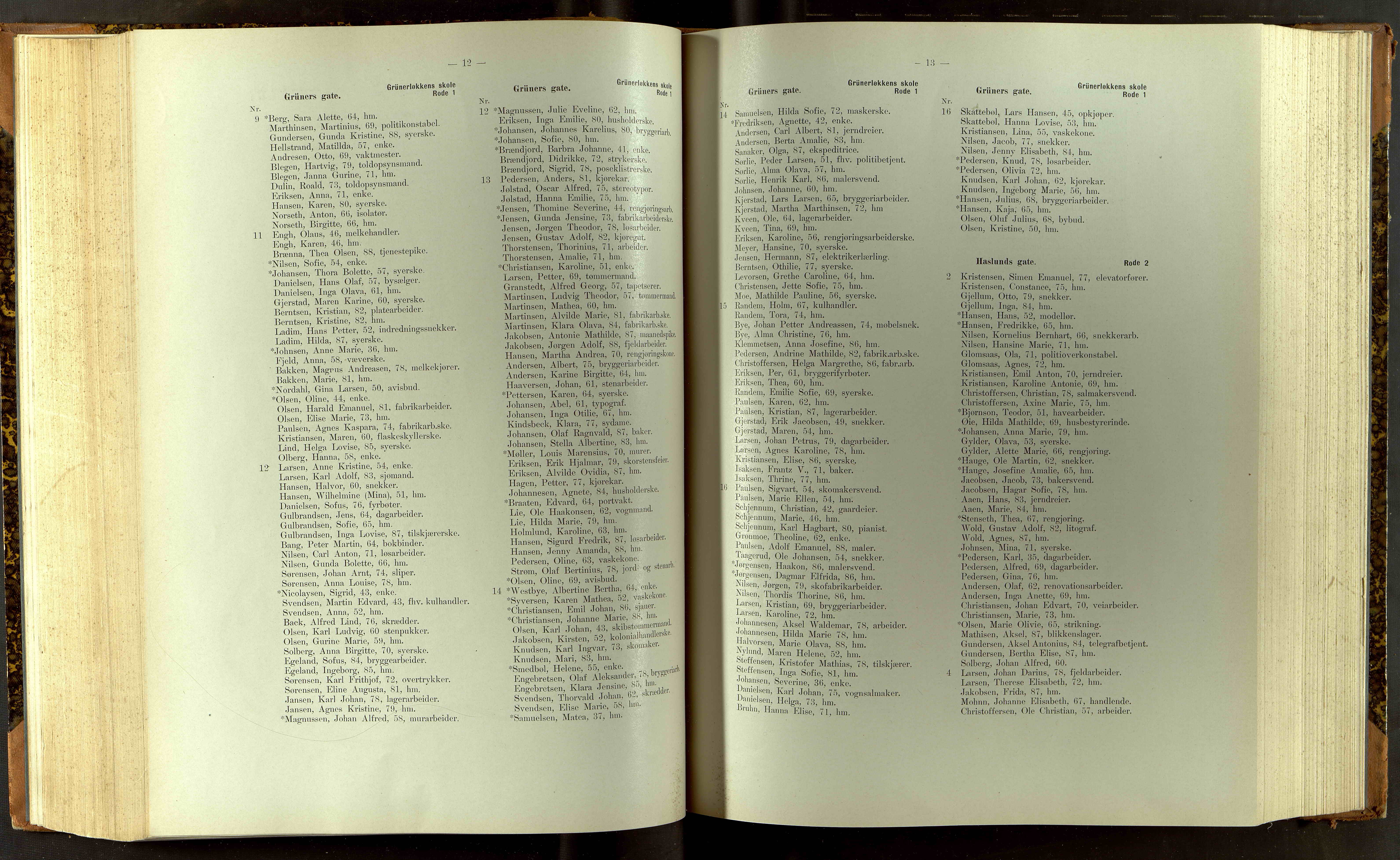 Folkeregisteret ( Valgstyret ), OBA/A-20059, 1913, p. 4012-4013