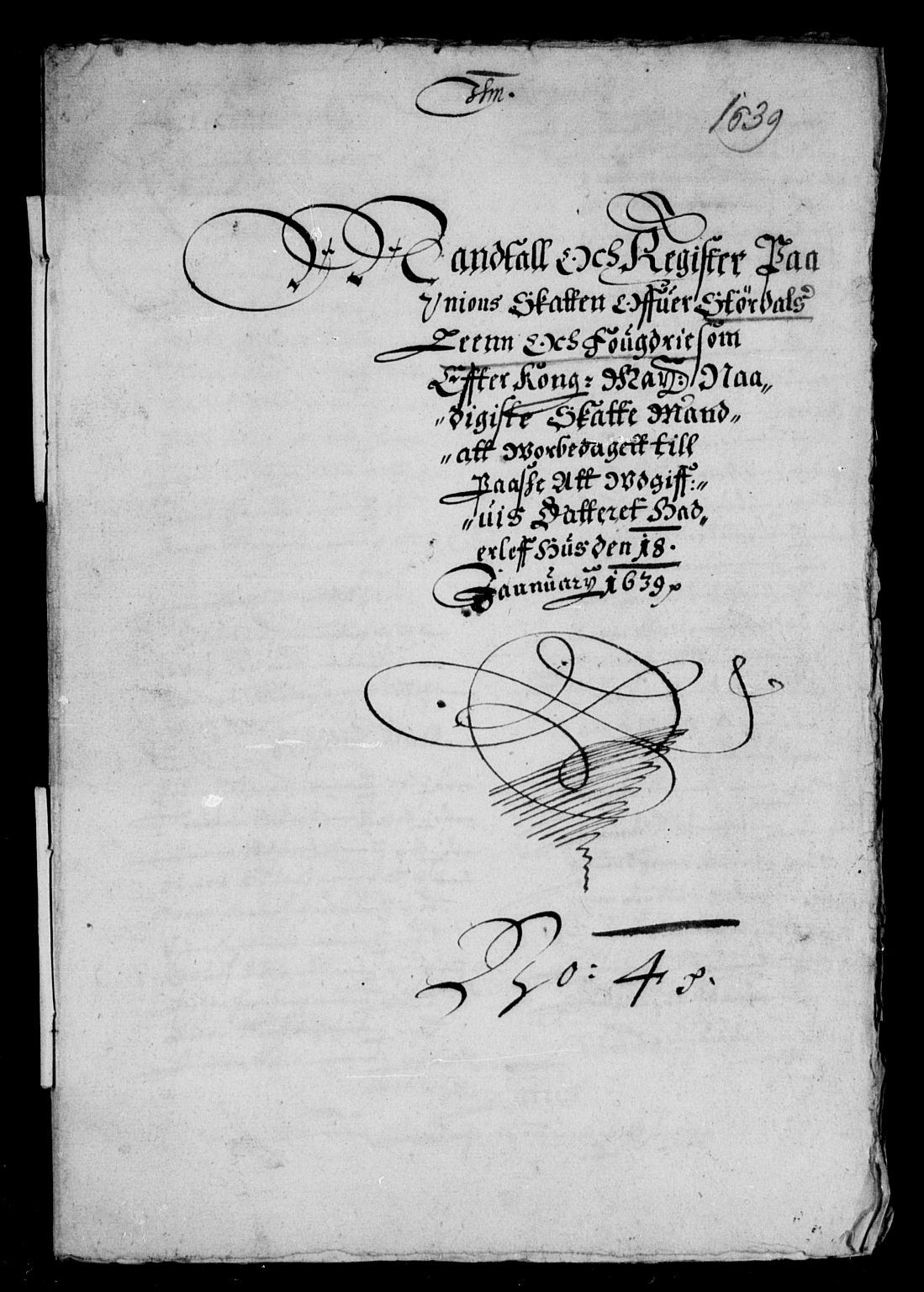 Rentekammeret inntil 1814, Reviderte regnskaper, Lensregnskaper, AV/RA-EA-5023/R/Rb/Rbw/L0064: Trondheim len, 1638-1639