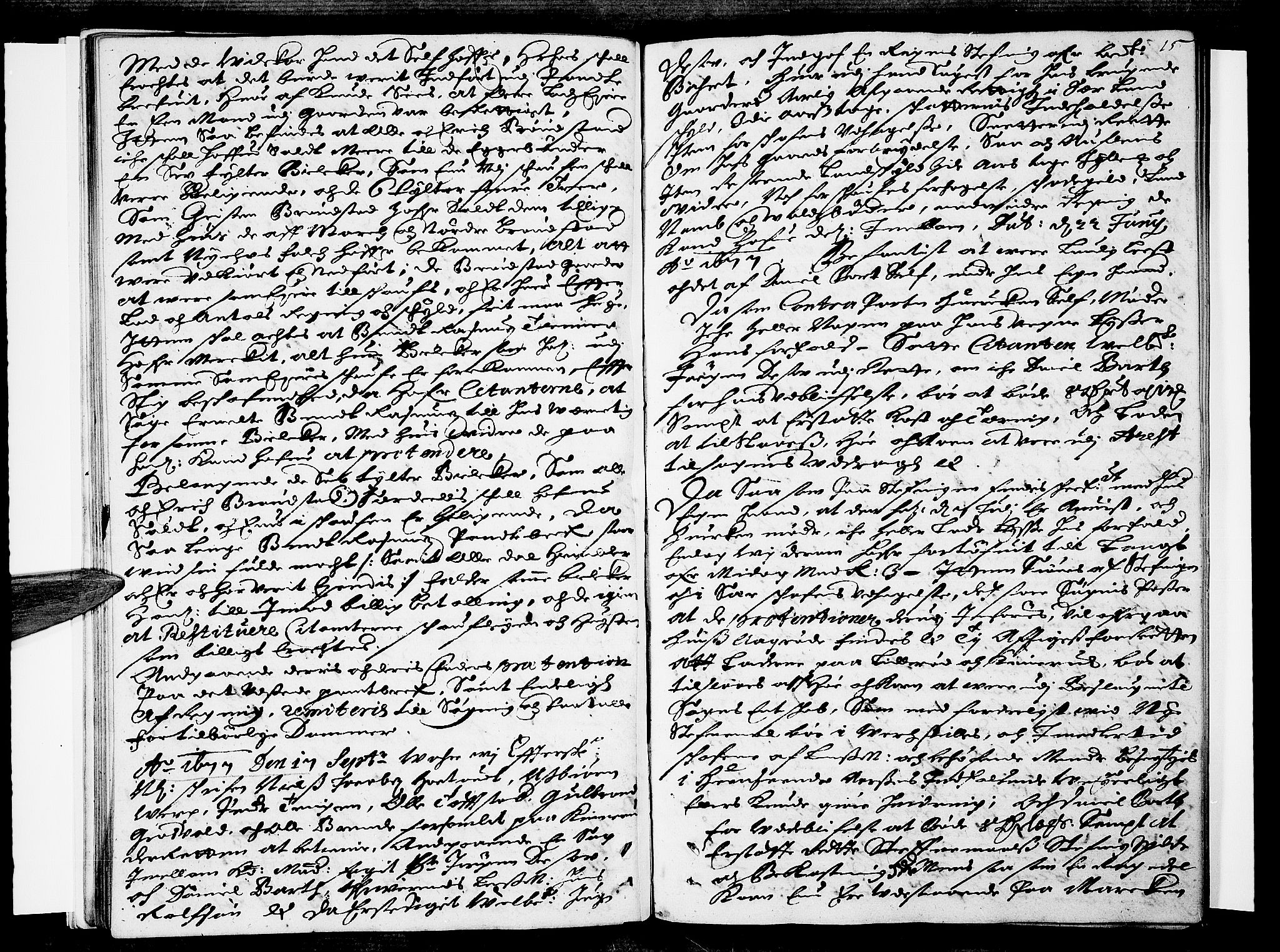 Numedal og Sandsvær sorenskriveri, AV/SAKO-A-128/F/Fa/Faa/L0011: Tingbok, 1677, p. 14b-15a