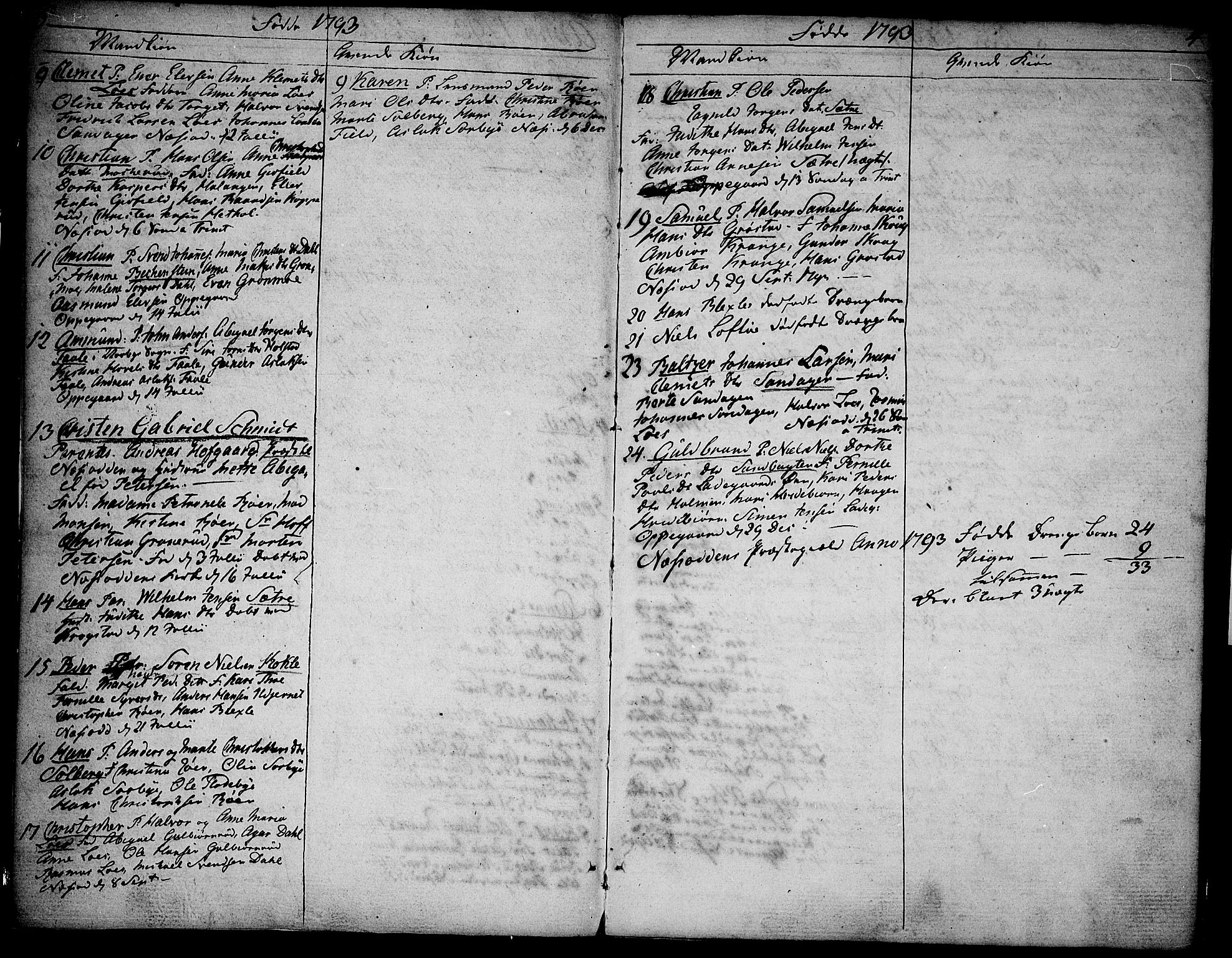 Nesodden prestekontor Kirkebøker, AV/SAO-A-10013/F/Fa/L0005: Parish register (official) no. I 5, 1793-1814, p. 3-4