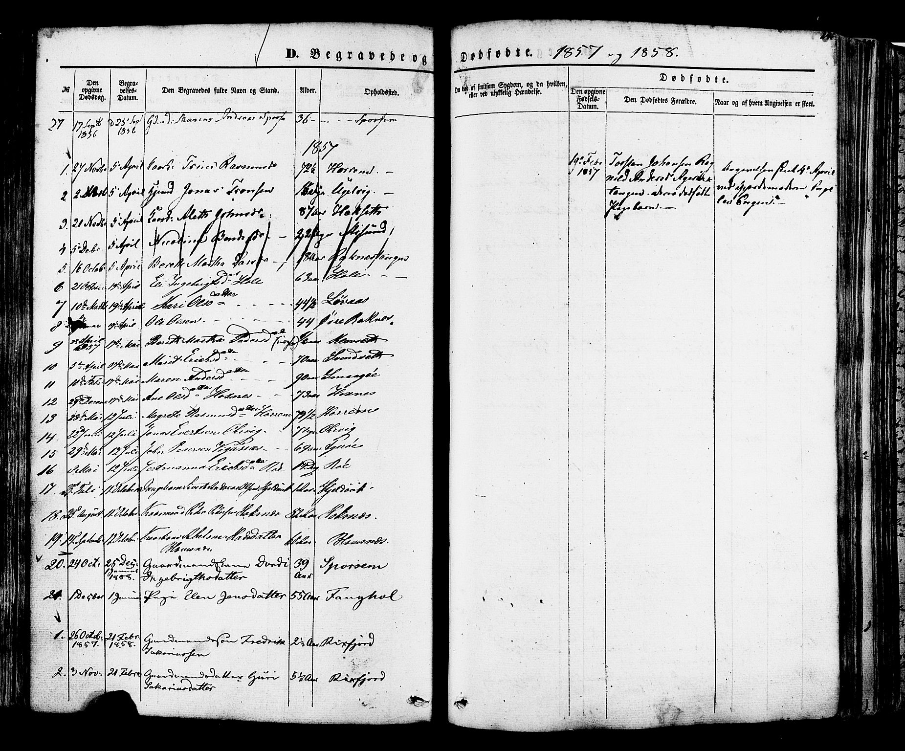 Ministerialprotokoller, klokkerbøker og fødselsregistre - Møre og Romsdal, SAT/A-1454/560/L0719: Parish register (official) no. 560A03, 1845-1872, p. 246