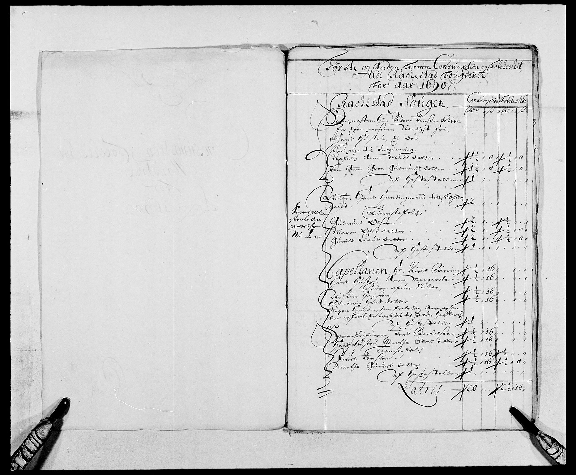 Rentekammeret inntil 1814, Reviderte regnskaper, Fogderegnskap, AV/RA-EA-4092/R05/L0277: Fogderegnskap Rakkestad, 1689-1690, p. 271