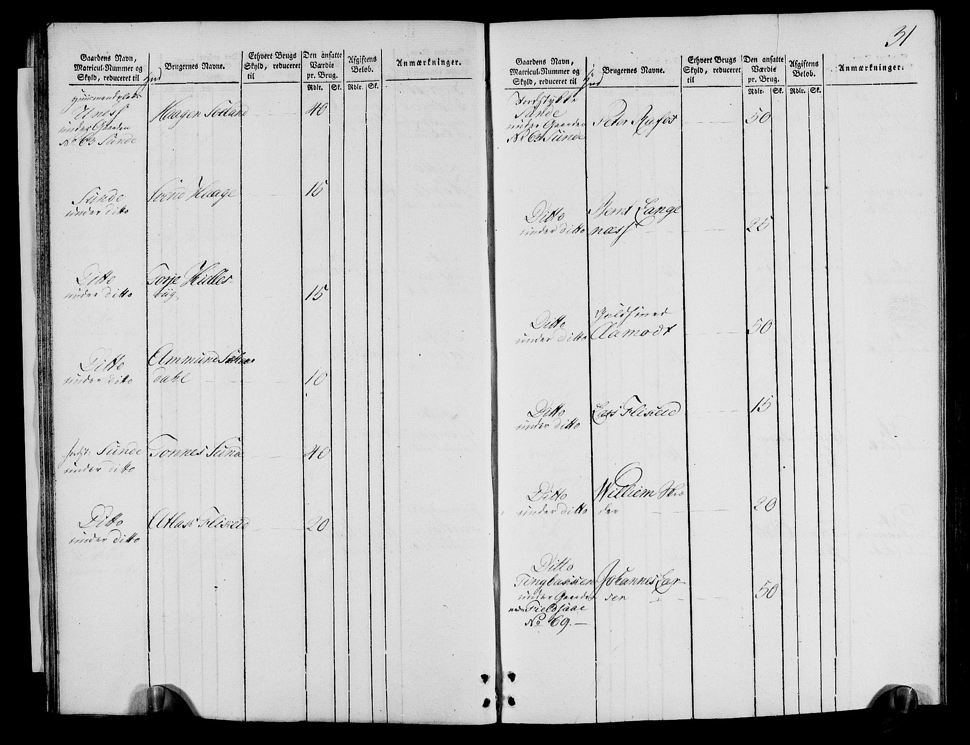 Rentekammeret inntil 1814, Realistisk ordnet avdeling, AV/RA-EA-4070/N/Ne/Nea/L0095: Lista fogderi. Oppebørselsregister, 1803-1804, p. 33