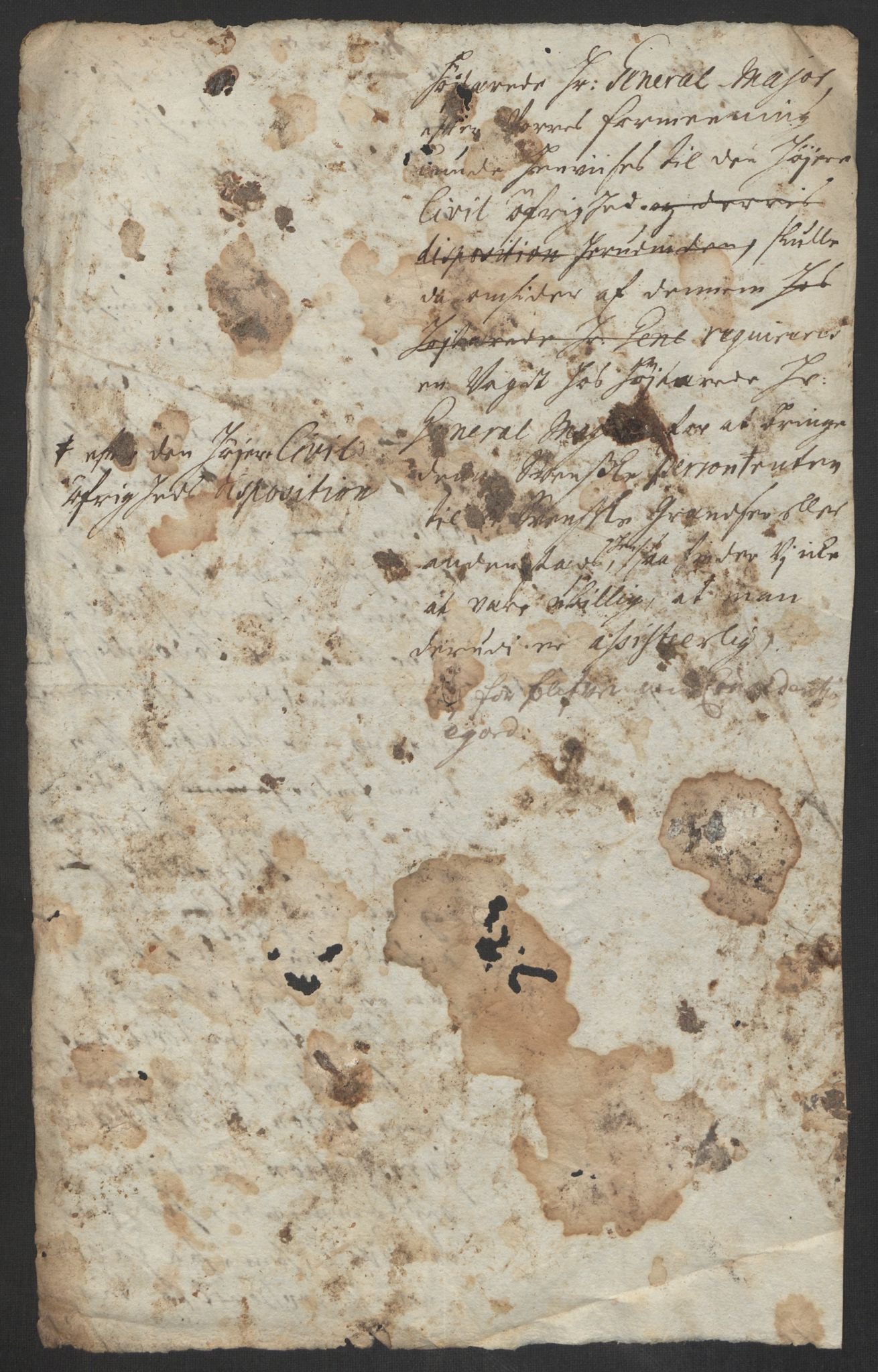 Kommanderende general (KG I) med Det norske krigsdirektorium, AV/RA-EA-5419/B/L0007: Kommanderende generals konsepter, 1722-1723, p. 229