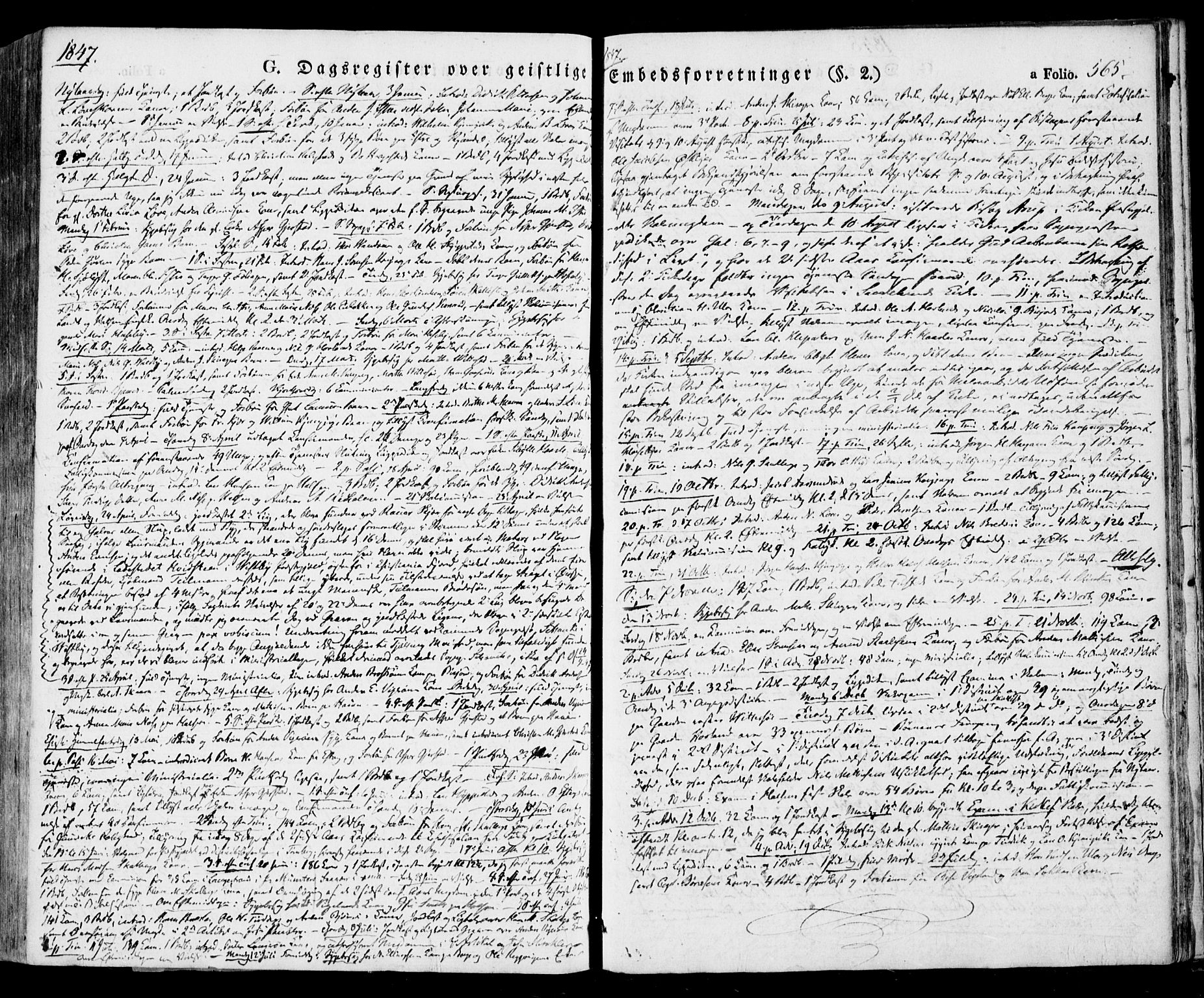 Tjølling kirkebøker, SAKO/A-60/F/Fa/L0006: Parish register (official) no. 6, 1835-1859, p. 565