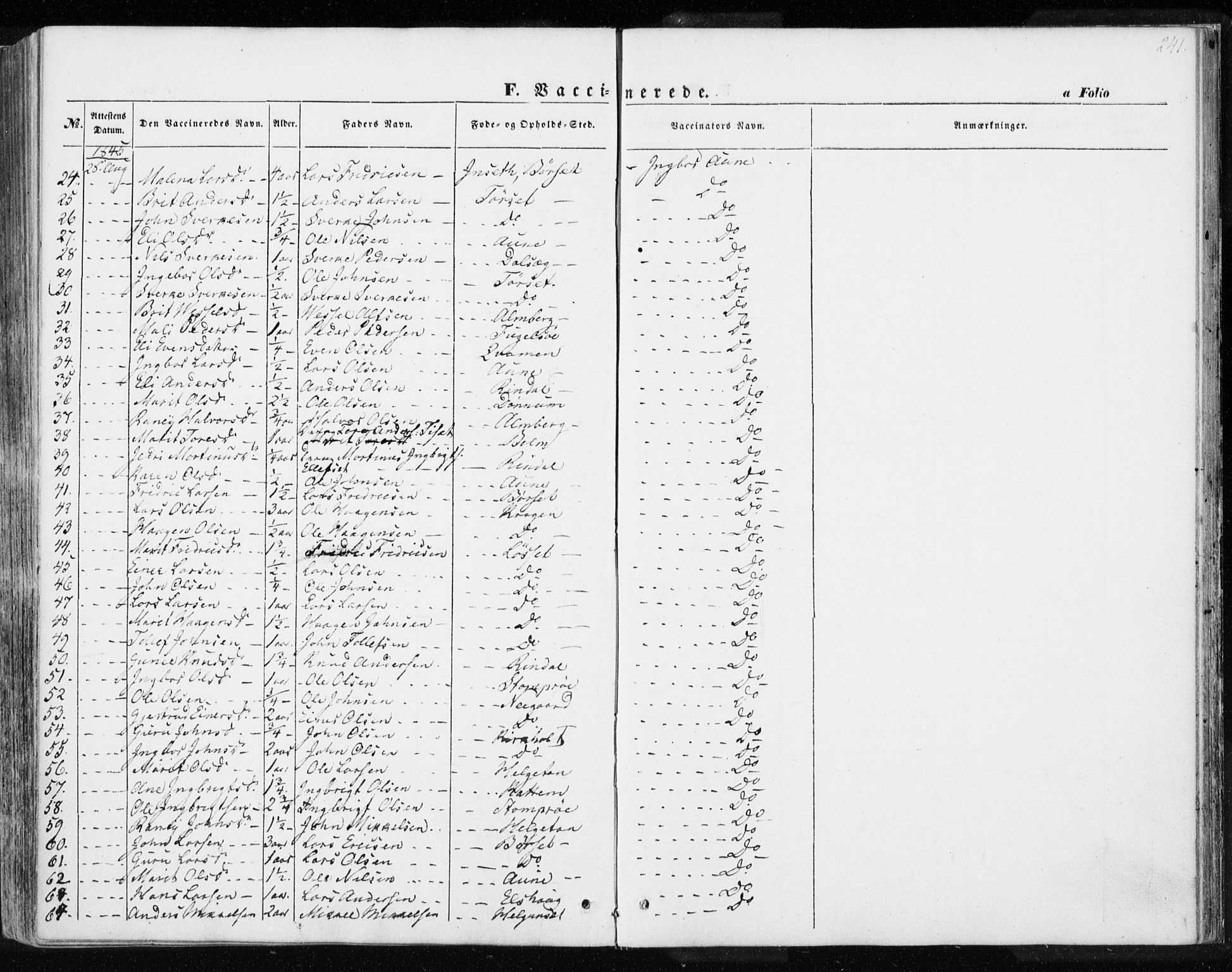 Ministerialprotokoller, klokkerbøker og fødselsregistre - Møre og Romsdal, AV/SAT-A-1454/595/L1043: Parish register (official) no. 595A05, 1843-1851, p. 241