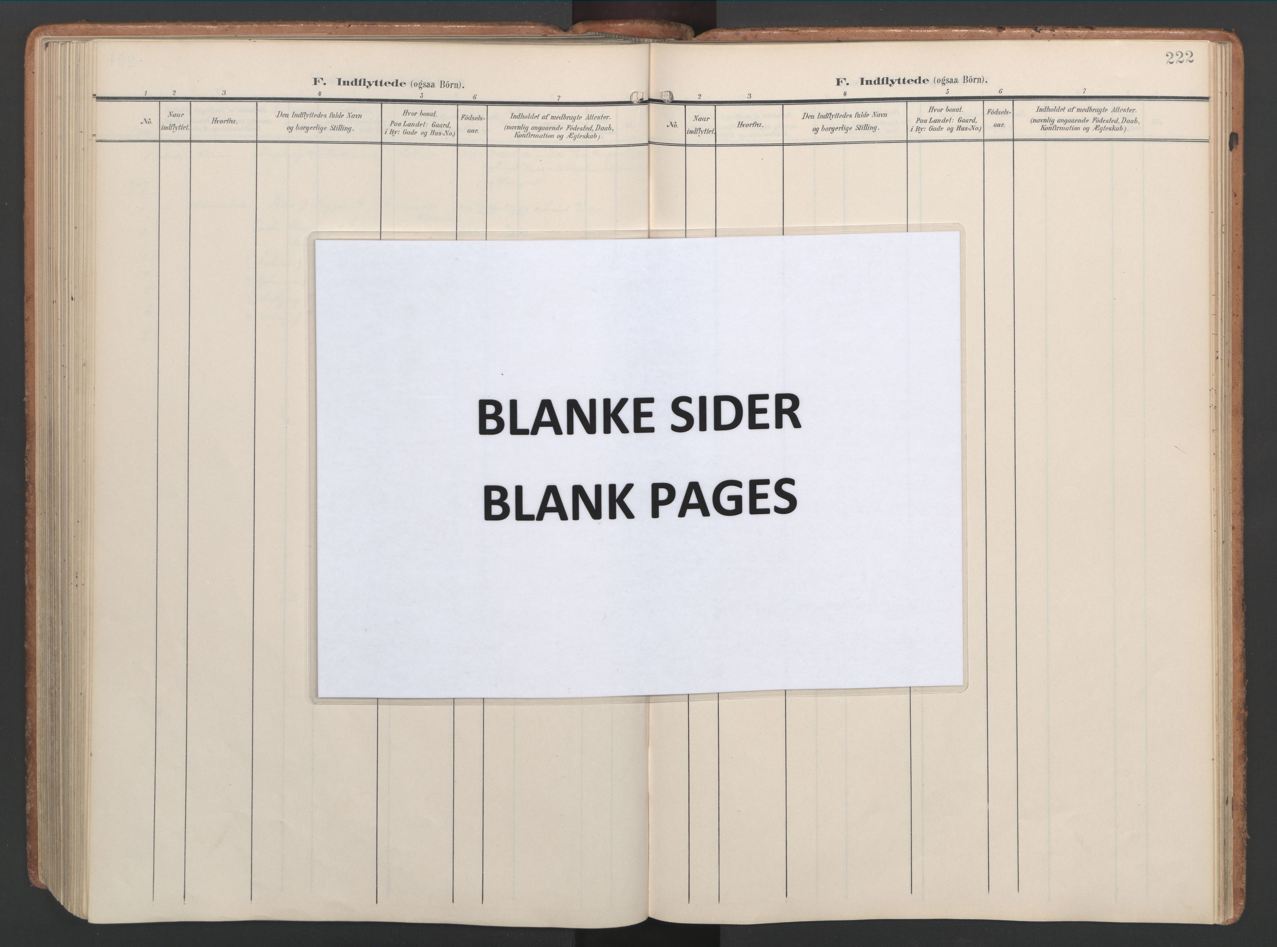 Ministerialprotokoller, klokkerbøker og fødselsregistre - Møre og Romsdal, AV/SAT-A-1454/592/L1030: Parish register (official) no. 592A08, 1901-1925, p. 222