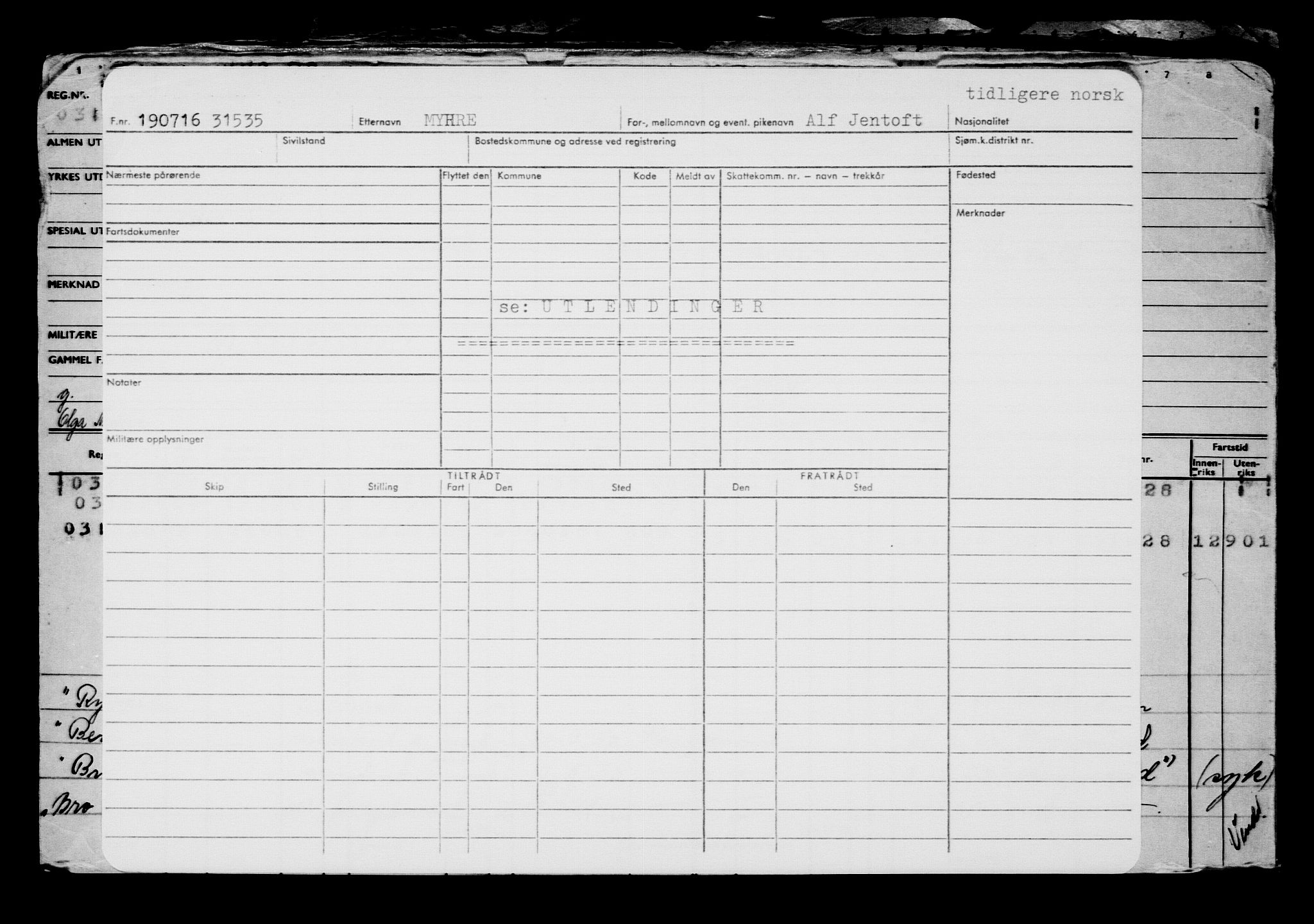 Direktoratet for sjømenn, AV/RA-S-3545/G/Gb/L0141: Hovedkort, 1916, p. 95