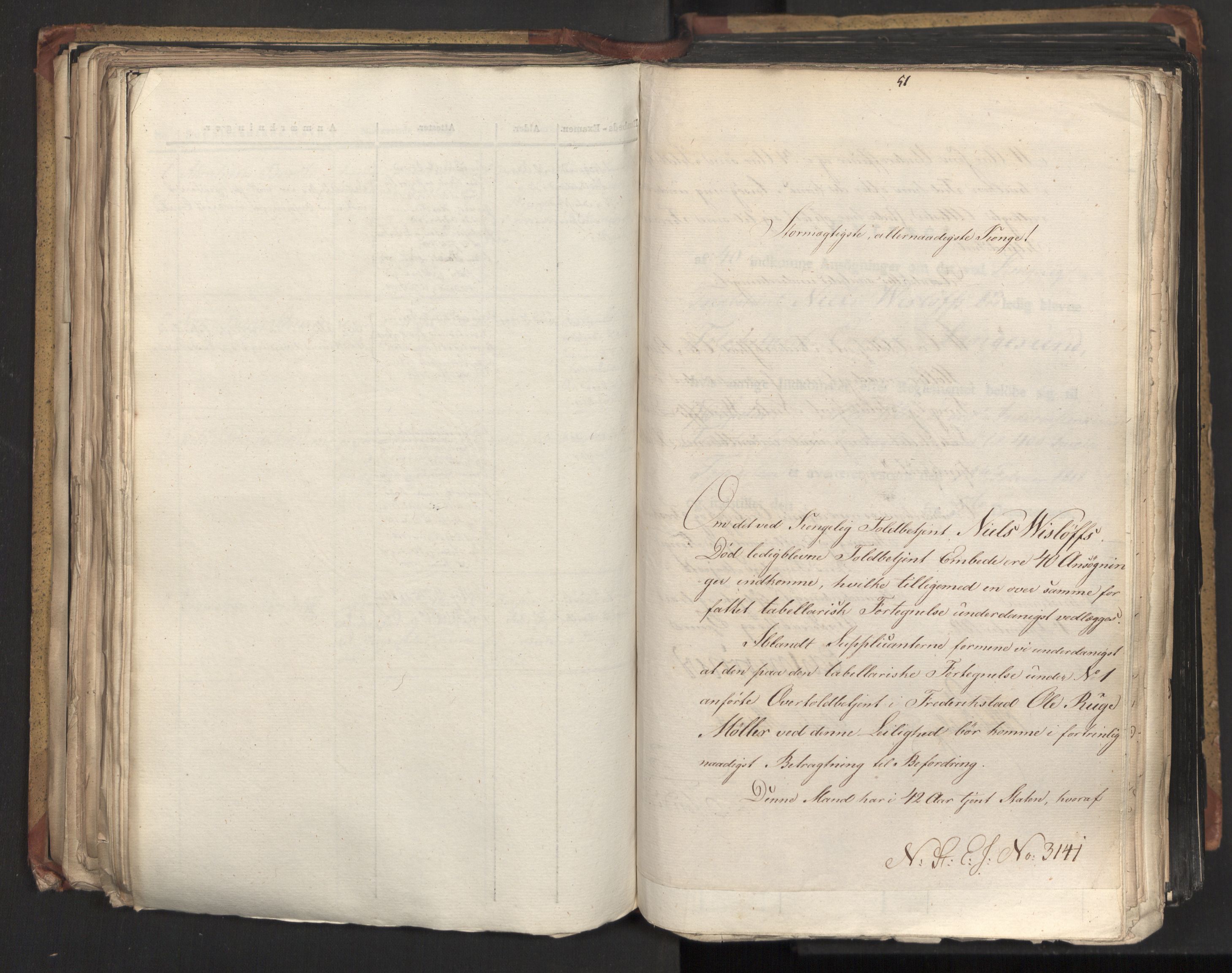 Statsrådsavdelingen i Stockholm, RA/S-1003/D/Da/L0015: Regjeringsinnstillinger nr. 3058-3300, 1818, p. 198