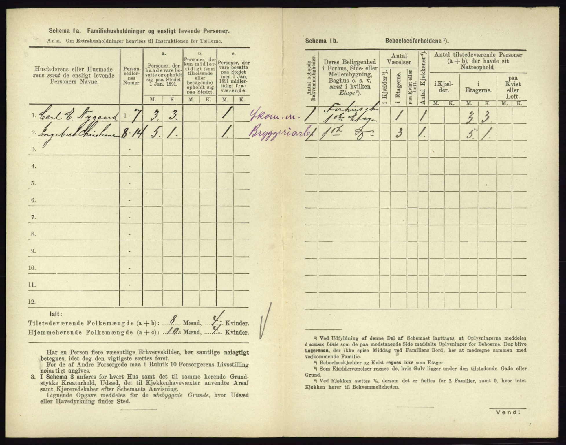 RA, 1891 census for 0705 Tønsberg, 1891, p. 457