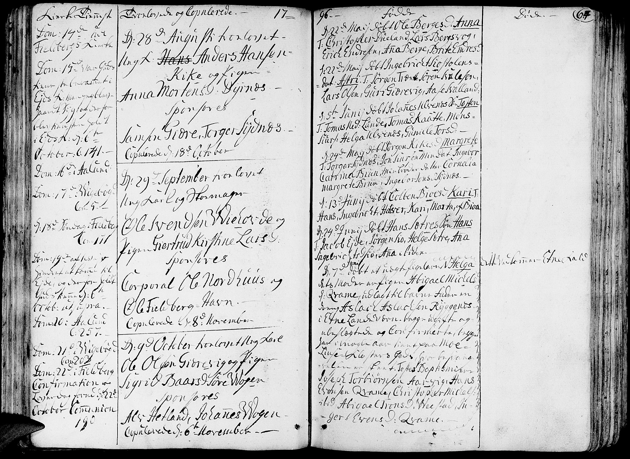 Fjelberg sokneprestembete, SAB/A-75201/H/Haa: Parish register (official) no. A 3, 1788-1815, p. 64