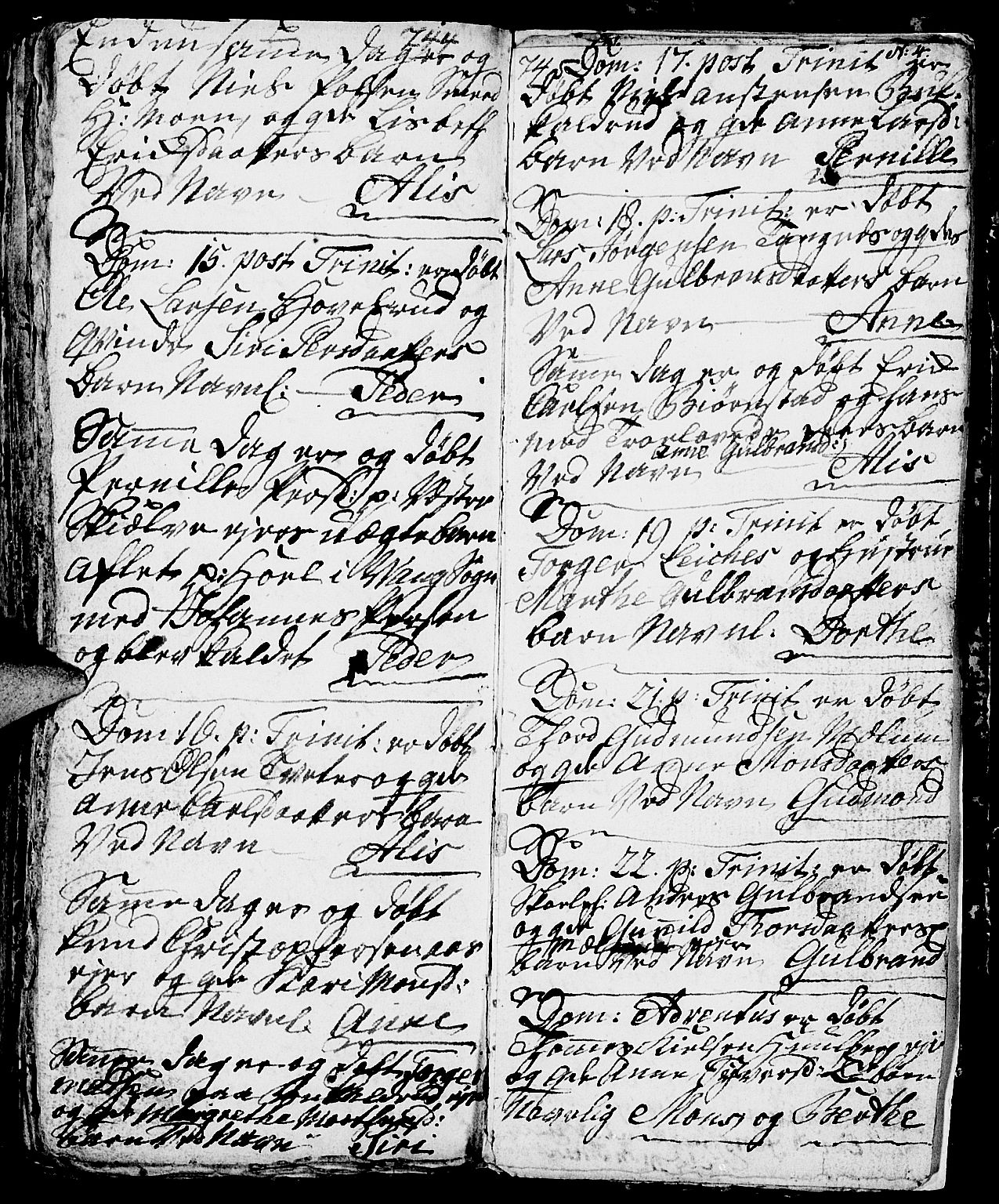 Nes prestekontor, Hedmark, AV/SAH-PREST-020/L/La/L0001: Parish register (copy) no. 1, 1663-1784, p. 744-745