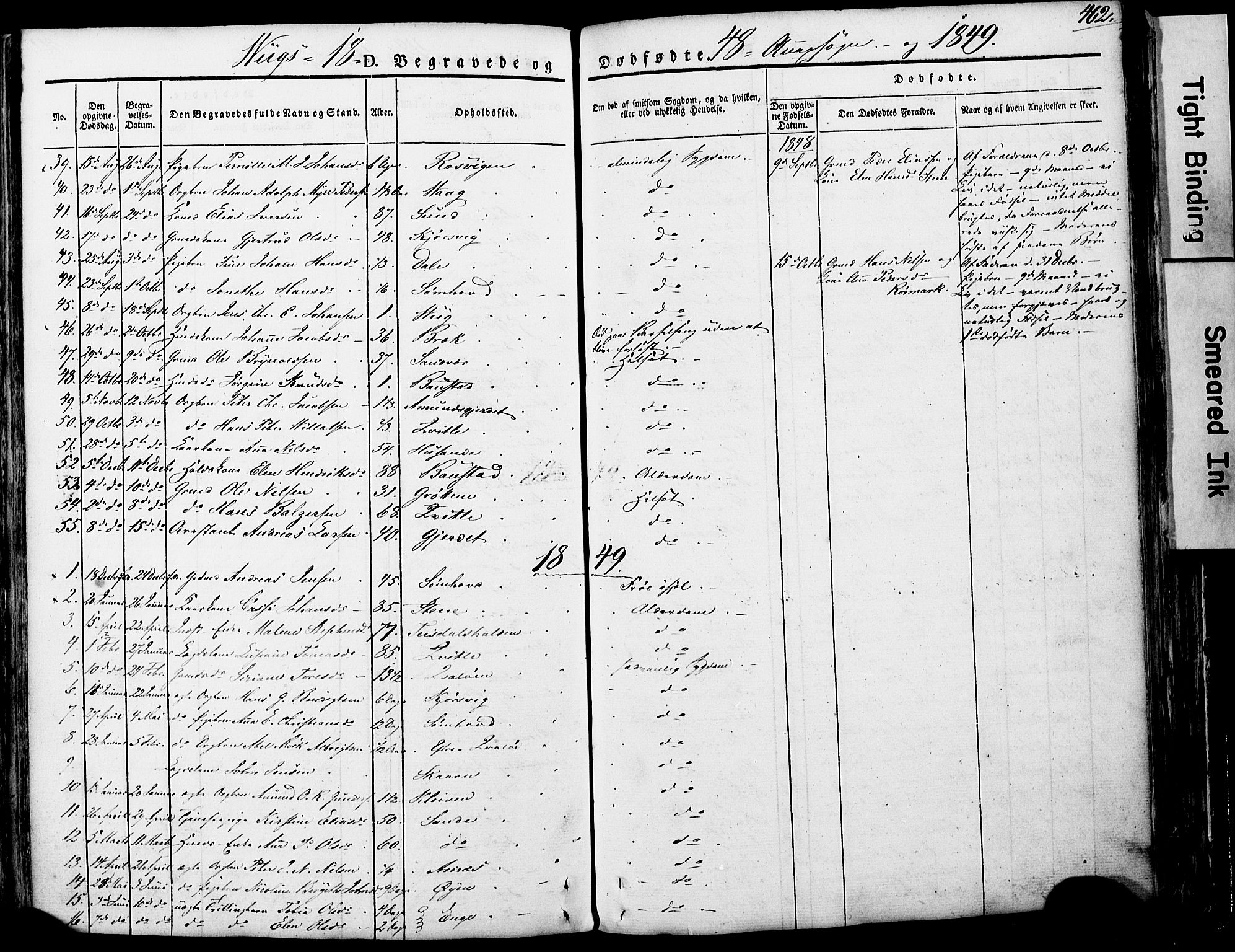 Ministerialprotokoller, klokkerbøker og fødselsregistre - Nordland, AV/SAT-A-1459/812/L0176: Parish register (official) no. 812A05, 1834-1874, p. 462