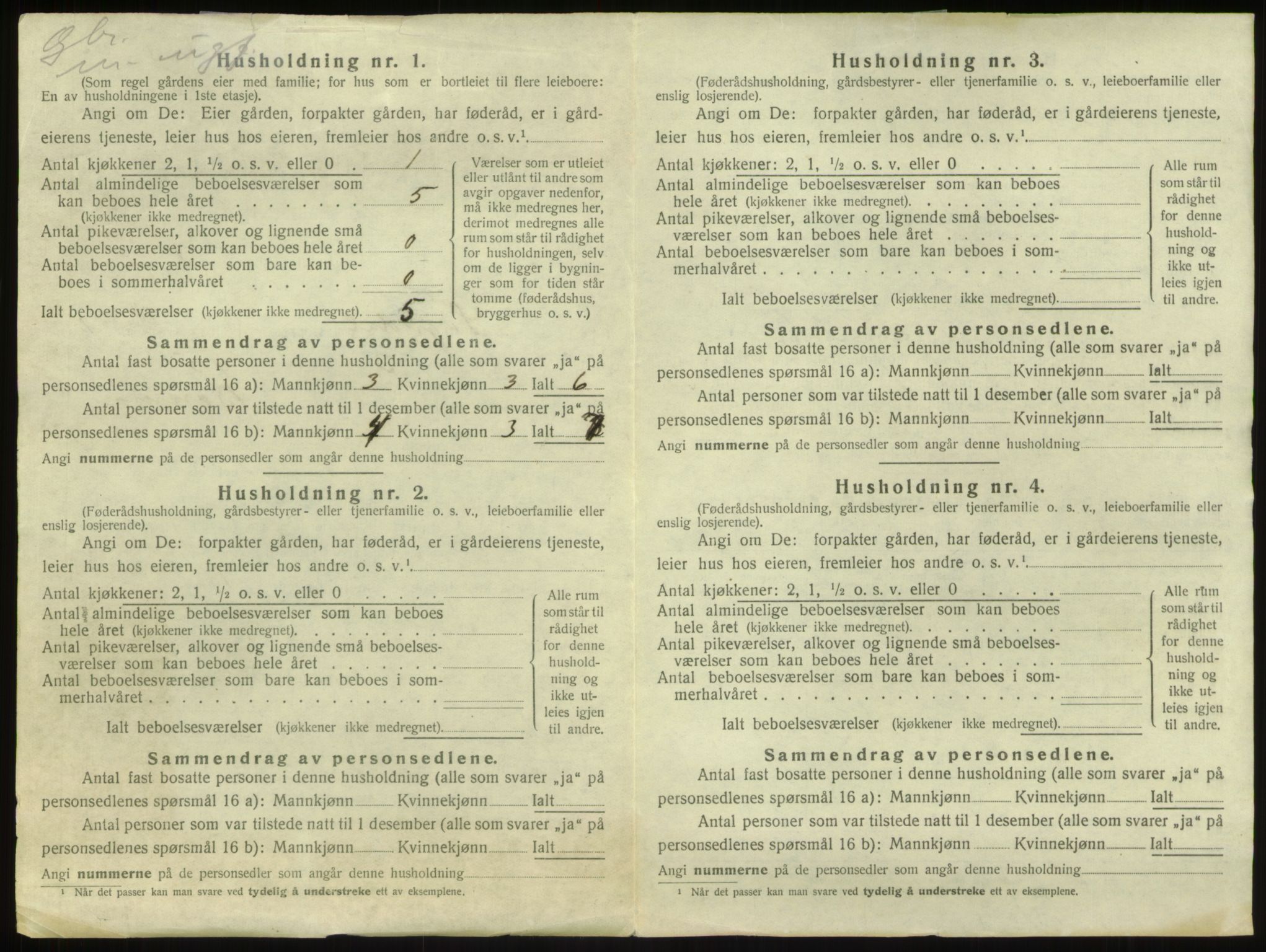 SAB, 1920 census for Sogndal, 1920, p. 76