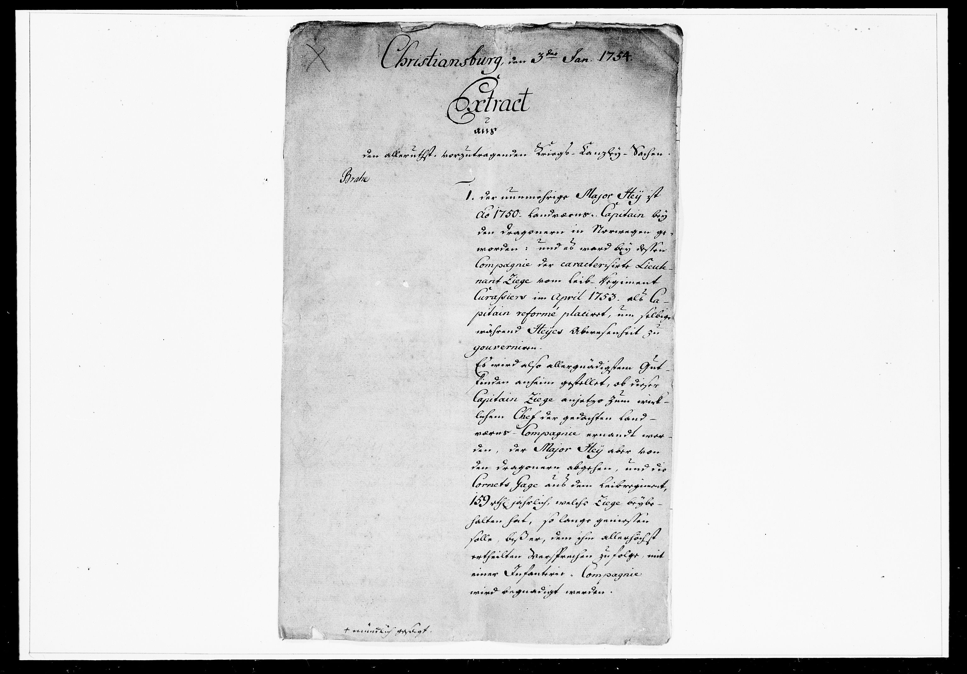 Krigskollegiet, Krigskancelliet, DRA/A-0006/-/1248-1258: Refererede sager, 1754, p. 2