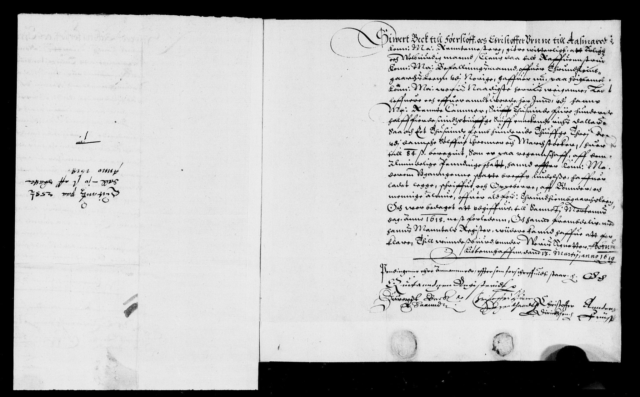 Rentekammeret inntil 1814, Reviderte regnskaper, Lensregnskaper, AV/RA-EA-5023/R/Rb/Rbw/L0018: Trondheim len, 1618-1620