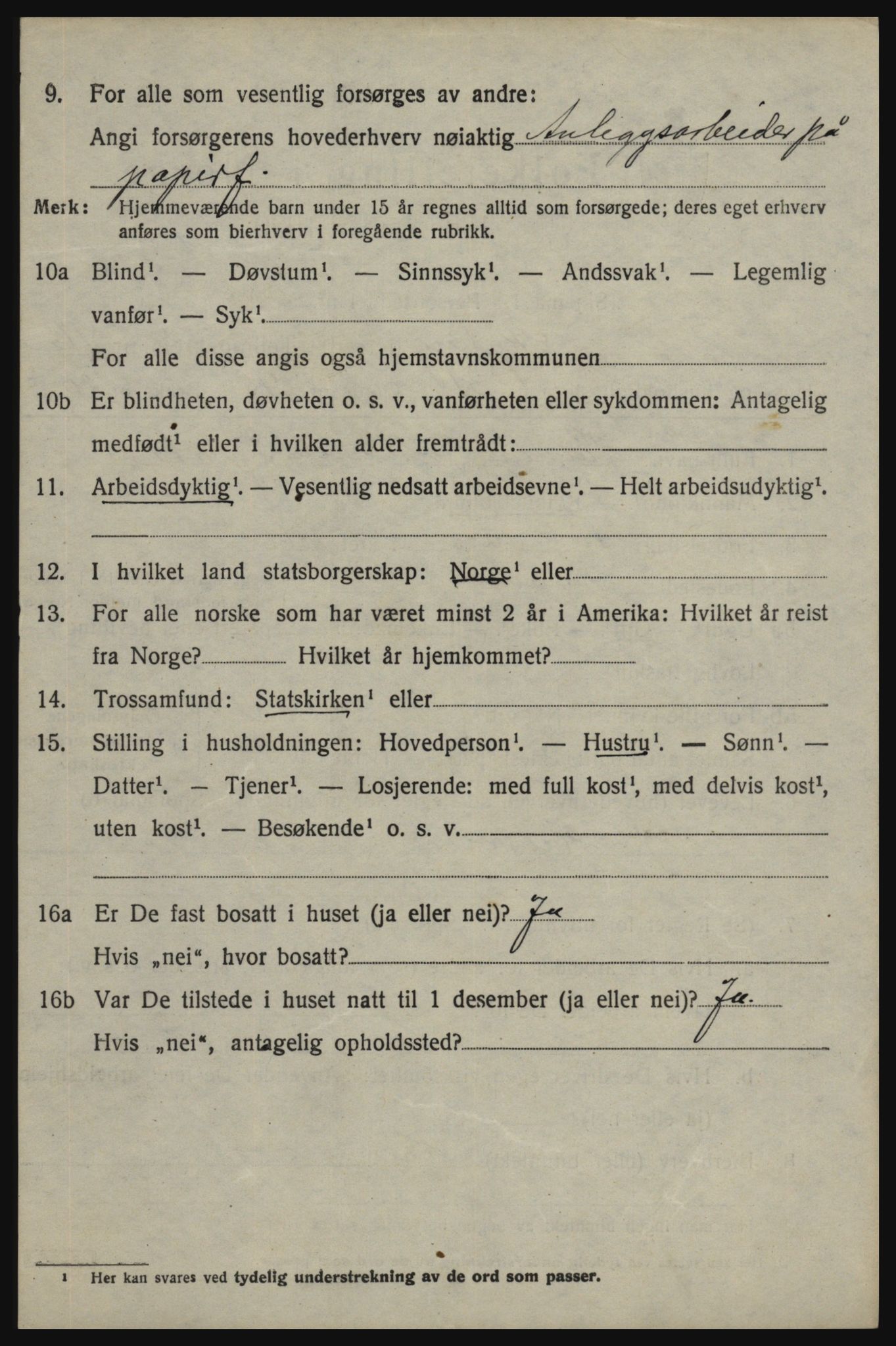 SAO, 1920 census for Skjeberg, 1920, p. 15590