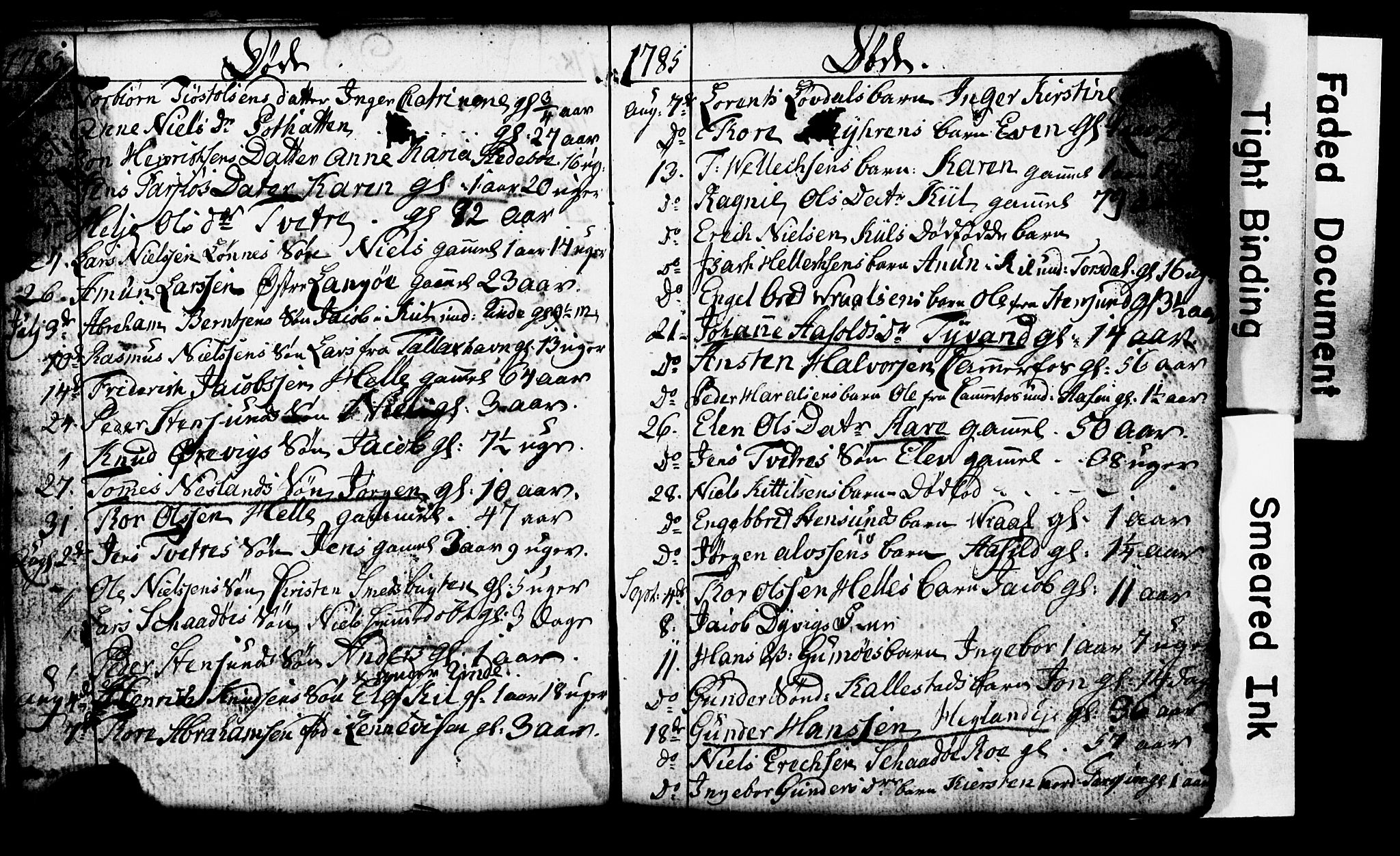 Sannidal kirkebøker, SAKO/A-296/G/Ga/L0001: Parish register (copy) no. 1, 1782-1816