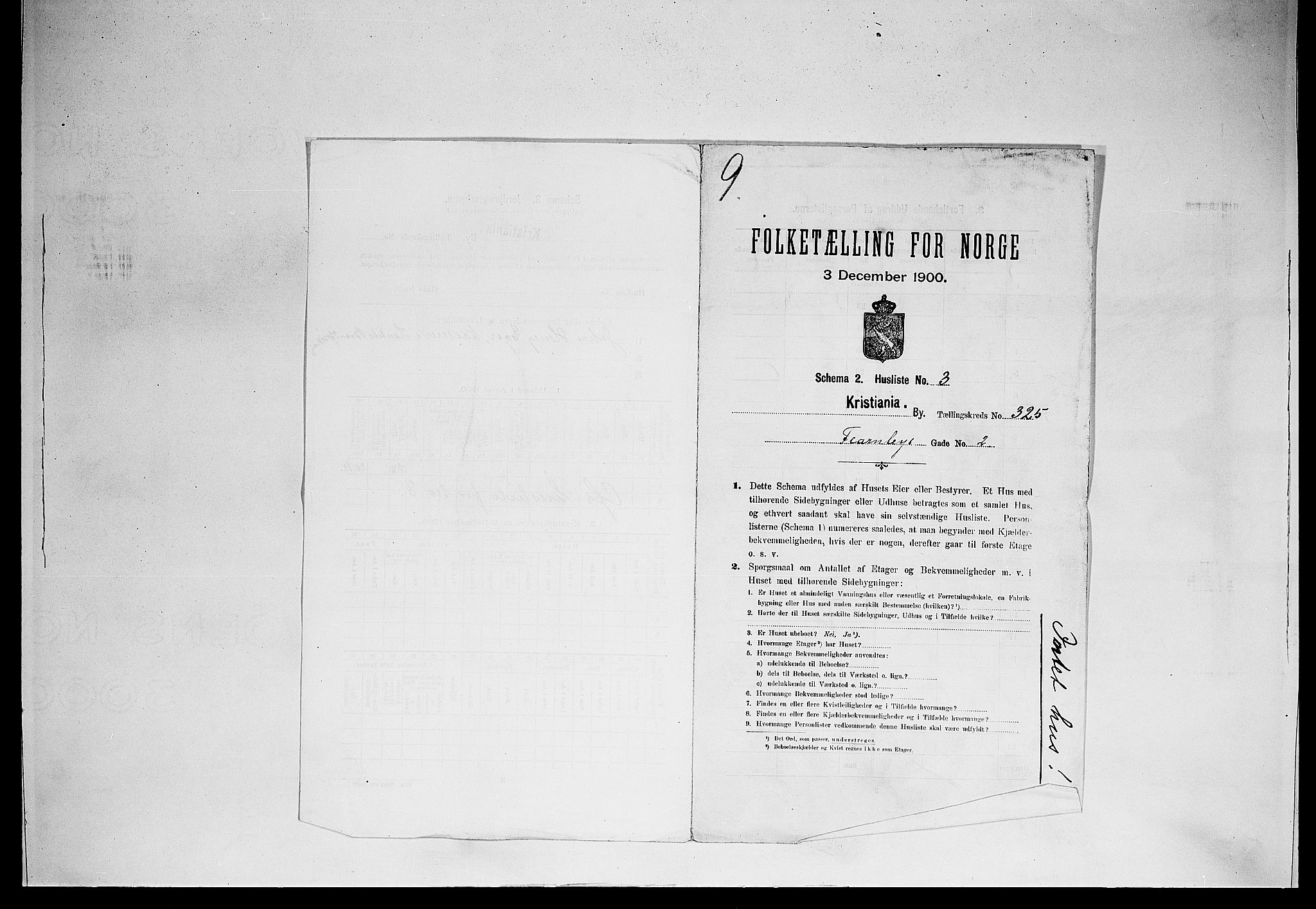 SAO, 1900 census for Kristiania, 1900, p. 22656