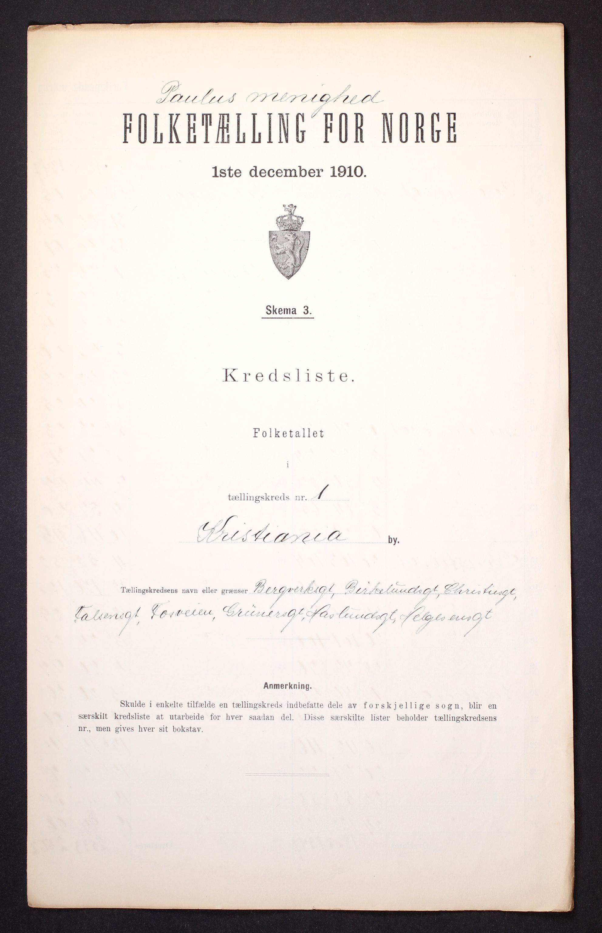 RA, 1910 census for Kristiania, 1910, p. 416
