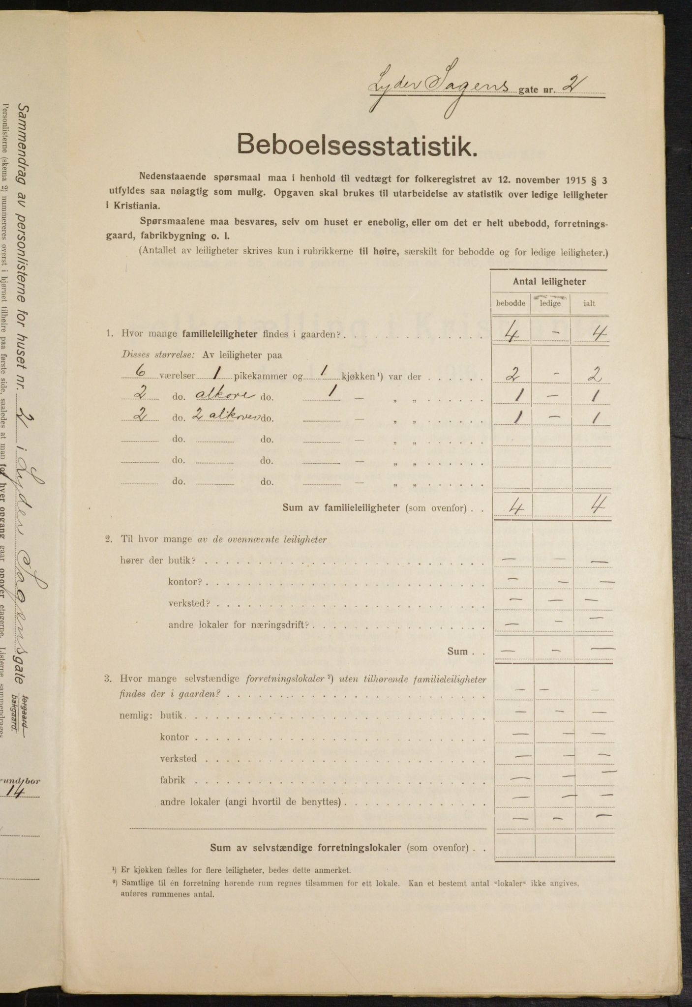 OBA, Municipal Census 1916 for Kristiania, 1916, p. 59750