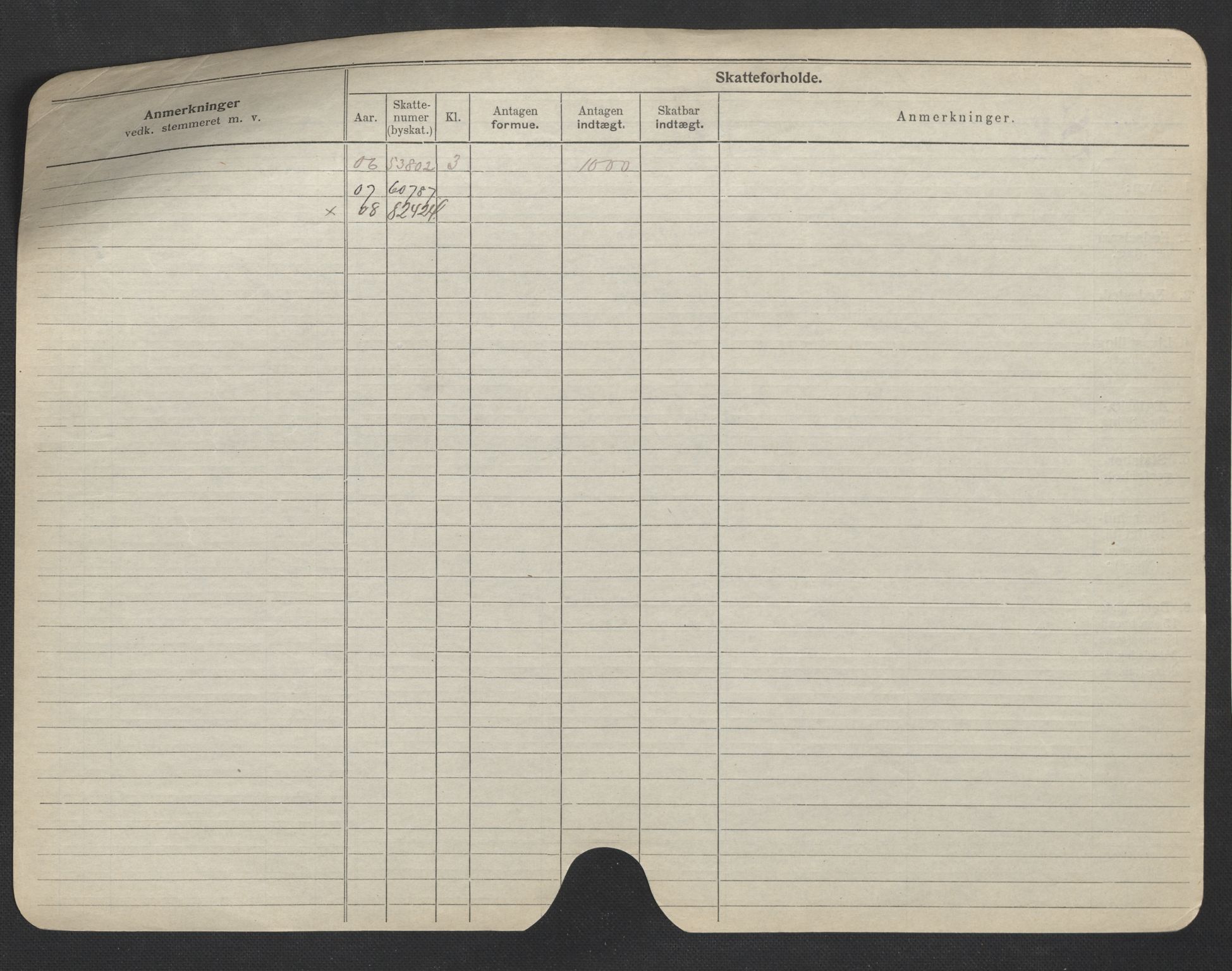 Oslo folkeregister, Registerkort, AV/SAO-A-11715/F/Fa/Fac/L0007: Menn, 1906-1914, p. 353b