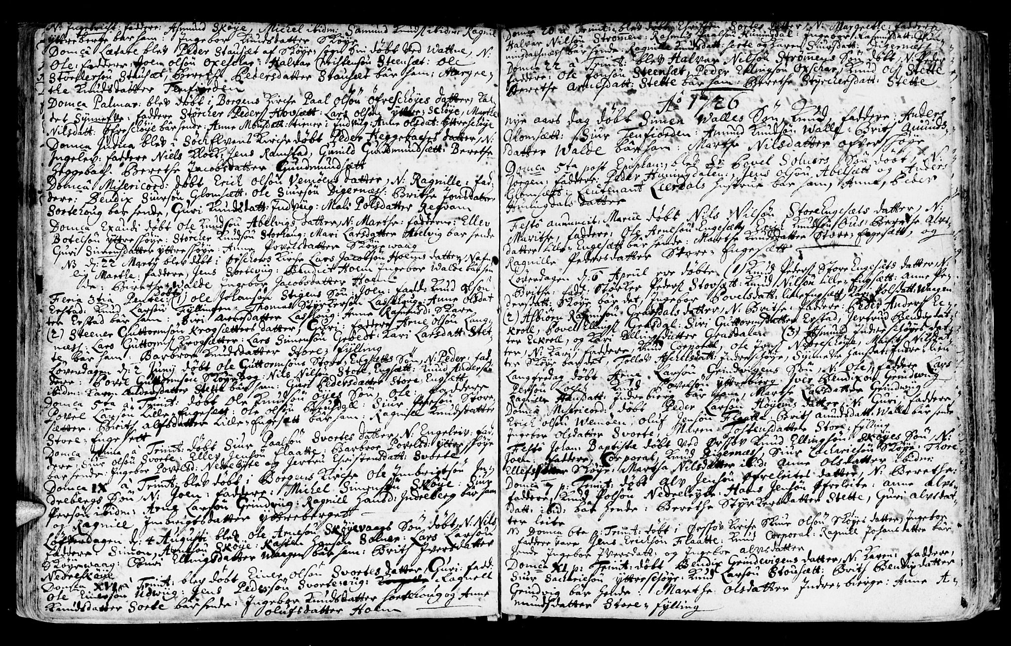 Ministerialprotokoller, klokkerbøker og fødselsregistre - Møre og Romsdal, AV/SAT-A-1454/524/L0349: Parish register (official) no. 524A01, 1698-1779, p. 87