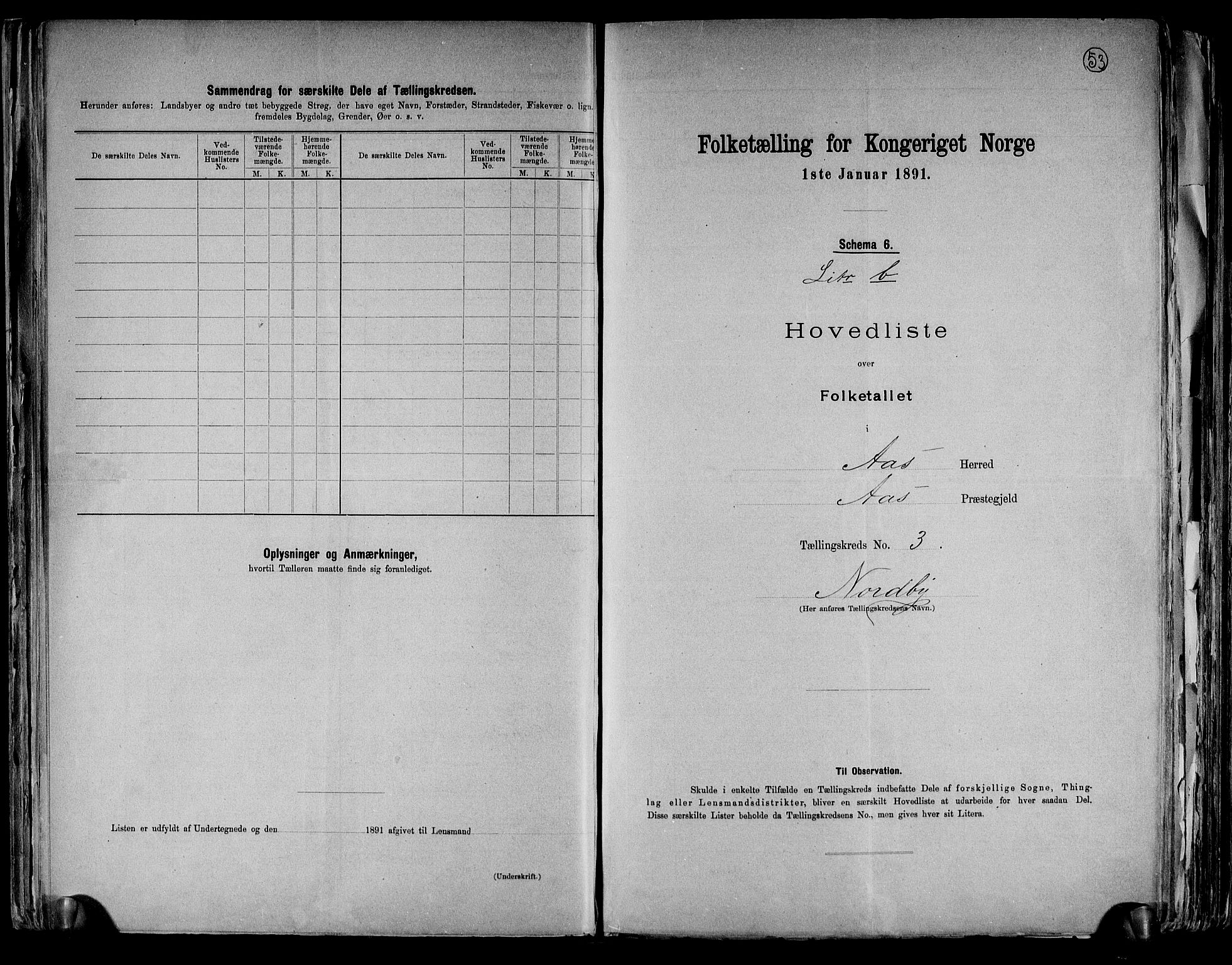 RA, 1891 census for 0214 Ås, 1891, p. 17