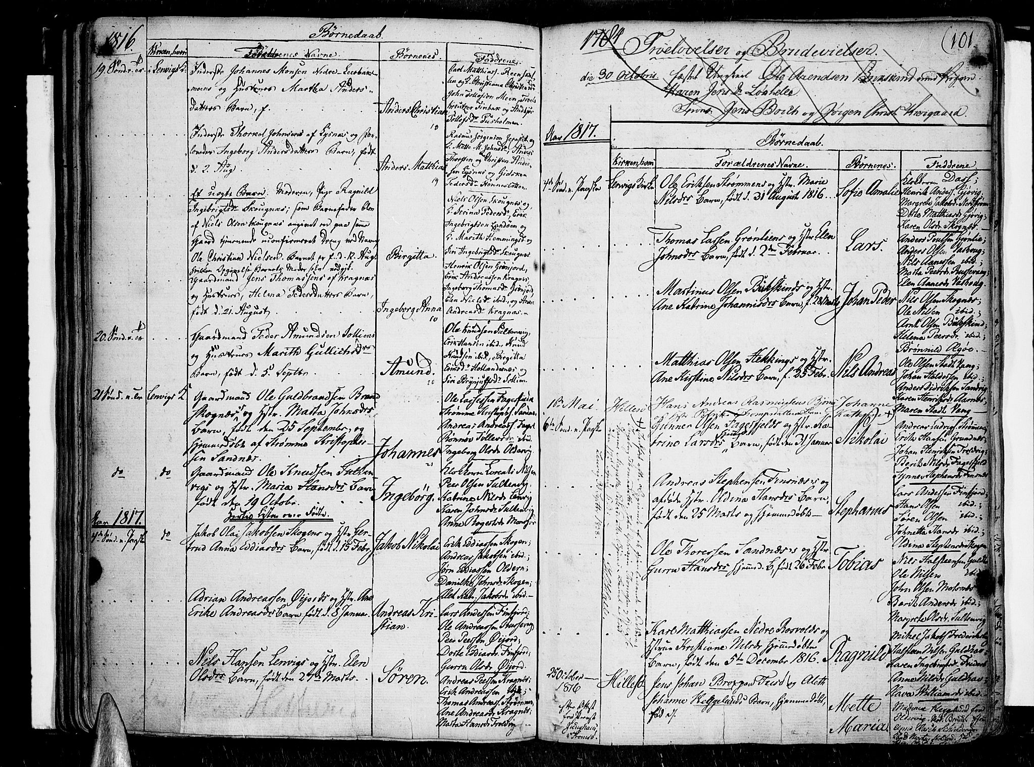 Lenvik sokneprestembete, SATØ/S-1310/H/Ha/Haa/L0002kirke: Parish register (official) no. 2, 1784-1820, p. 101