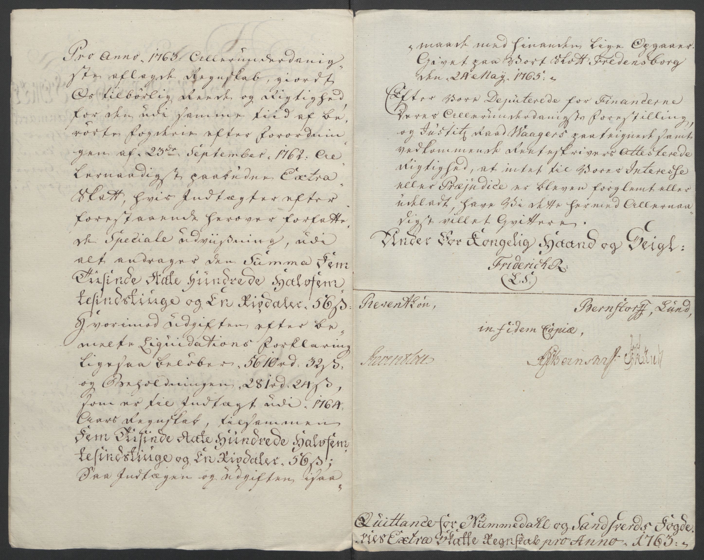Rentekammeret inntil 1814, Reviderte regnskaper, Fogderegnskap, RA/EA-4092/R24/L1672: Ekstraskatten Numedal og Sandsvær, 1762-1767, p. 133