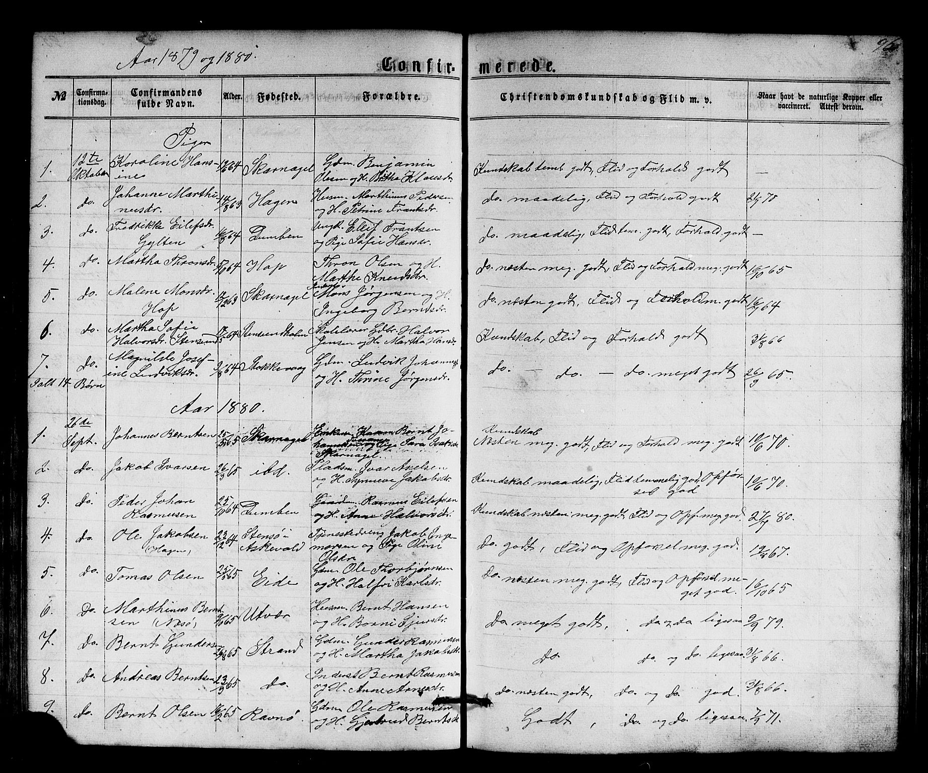 Solund sokneprestembete, SAB/A-81401: Parish register (copy) no. A 1, 1860-1893, p. 96