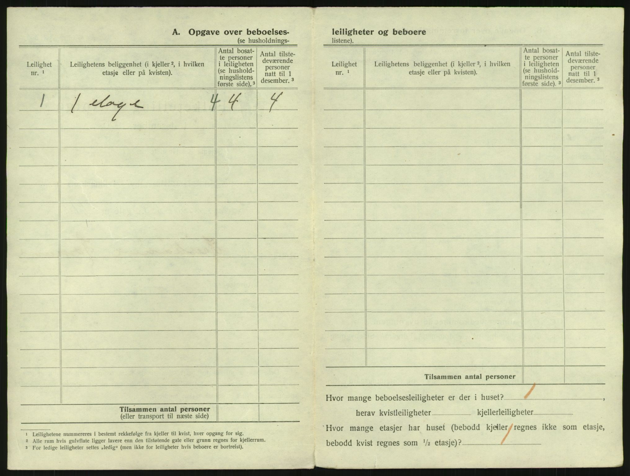 SAO, 1920 census for Kristiania, 1920, p. 16844