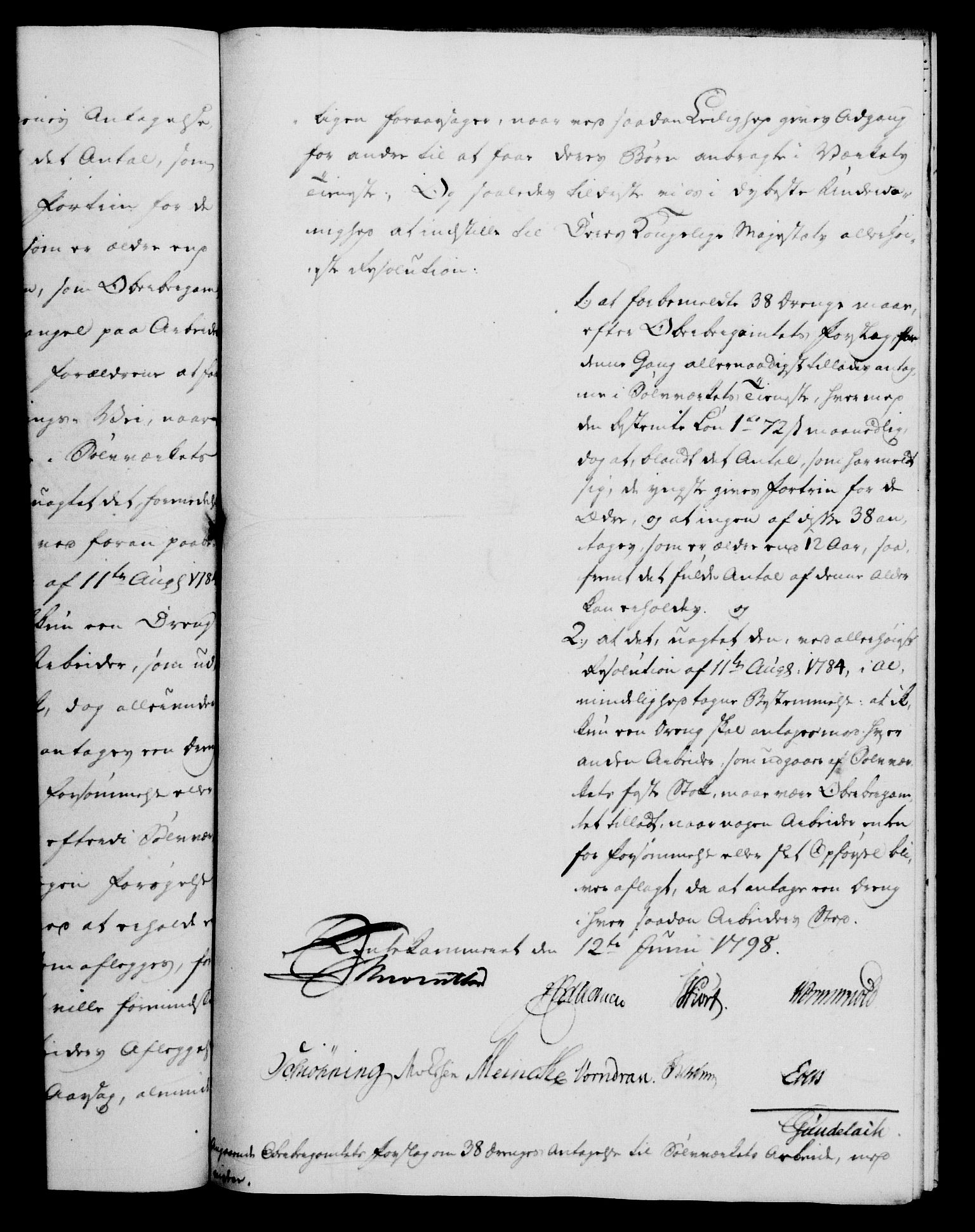 Rentekammeret, Renteskriverkontorene, AV/RA-EA-3115/M/Mf/Mfb/L0003: Relasjons- og resolusjonsprotokoll med register (merket RK 54.9), 1796-1798