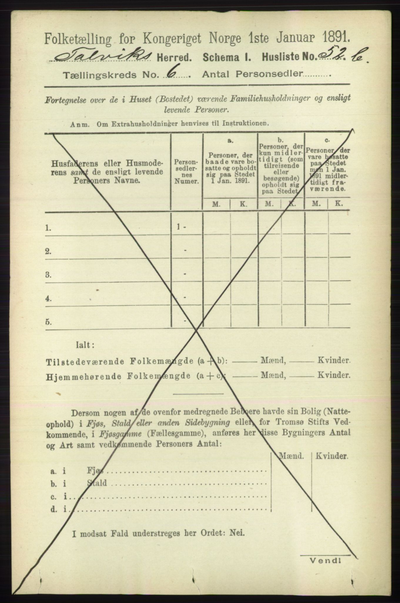 RA, 1891 census for 2013 Talvik, 1891, p. 1604