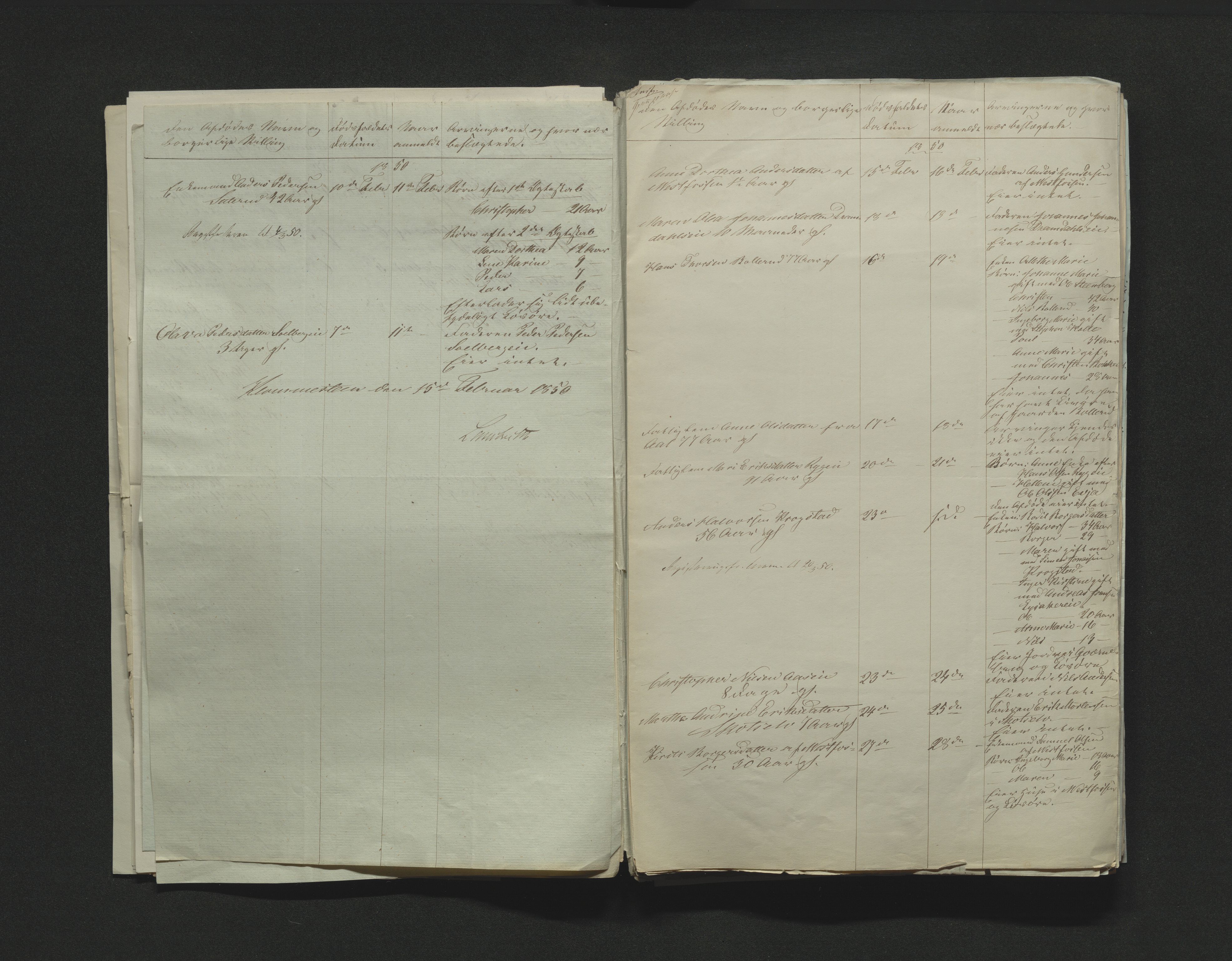 Eiker, Modum og Sigdal sorenskriveri, AV/SAKO-A-123/H/Ha/Hab/L0008: Dødsfallsmeldinger, 1850-1853