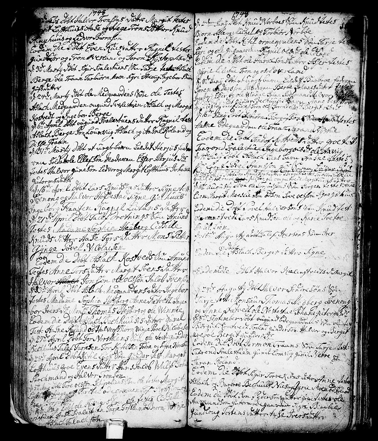 Vinje kirkebøker, AV/SAKO-A-312/F/Fa/L0001: Parish register (official) no. I 1, 1717-1766, p. 102