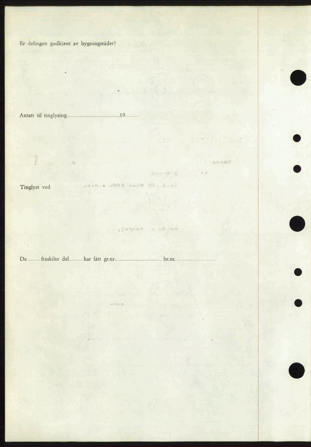 Nordre Sunnmøre sorenskriveri, AV/SAT-A-0006/1/2/2C/2Ca: Mortgage book no. A32, 1949-1949, Diary no: : 1872/1949