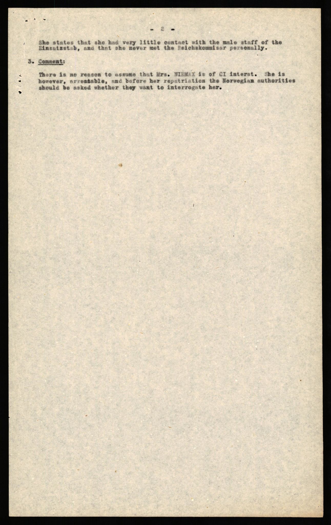 Forsvaret, Forsvarets overkommando II, AV/RA-RAFA-3915/D/Db/L0024: CI Questionaires. Tyske okkupasjonsstyrker i Norge. Tyskere., 1945-1946, p. 164