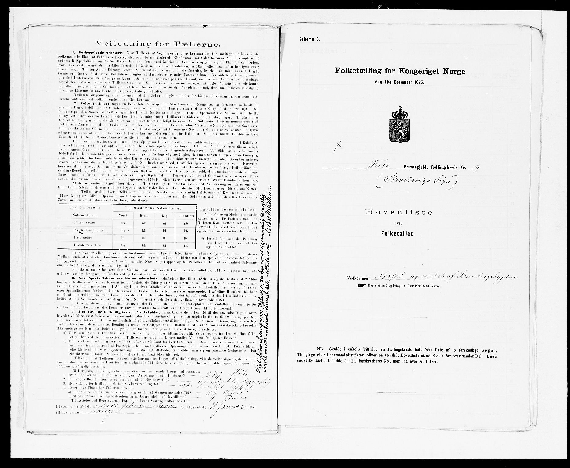SAB, 1875 census for 1241P Fusa, 1875, p. 16