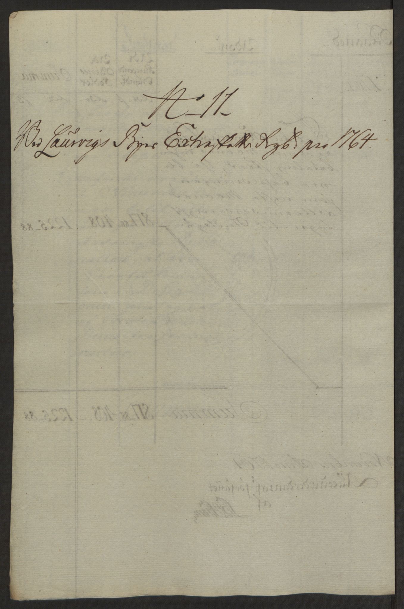 Rentekammeret inntil 1814, Reviderte regnskaper, Byregnskaper, AV/RA-EA-4066/R/Ri/L0183/0001: [I4] Kontribusjonsregnskap / Ekstraskatt, 1762-1768, p. 230