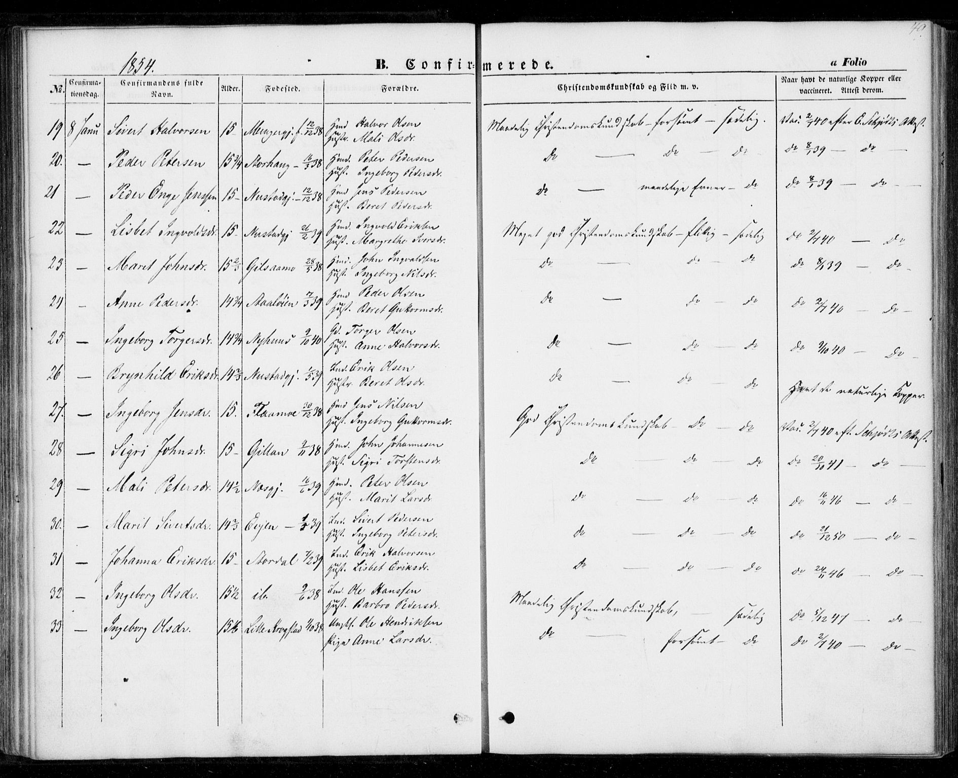 Ministerialprotokoller, klokkerbøker og fødselsregistre - Nord-Trøndelag, SAT/A-1458/706/L0040: Parish register (official) no. 706A01, 1850-1861, p. 49