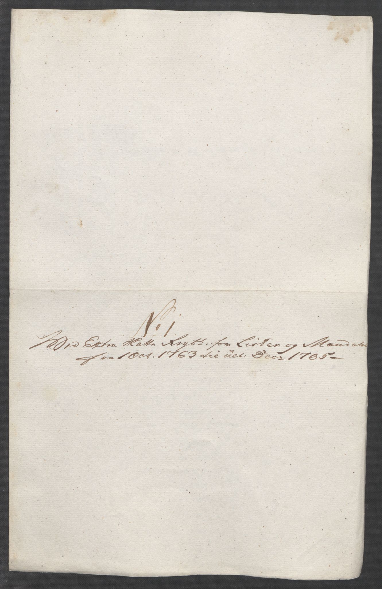 Rentekammeret inntil 1814, Reviderte regnskaper, Fogderegnskap, RA/EA-4092/R45/L2704: Ekstraskatten Lista og Mandal, 1762-1768, p. 163