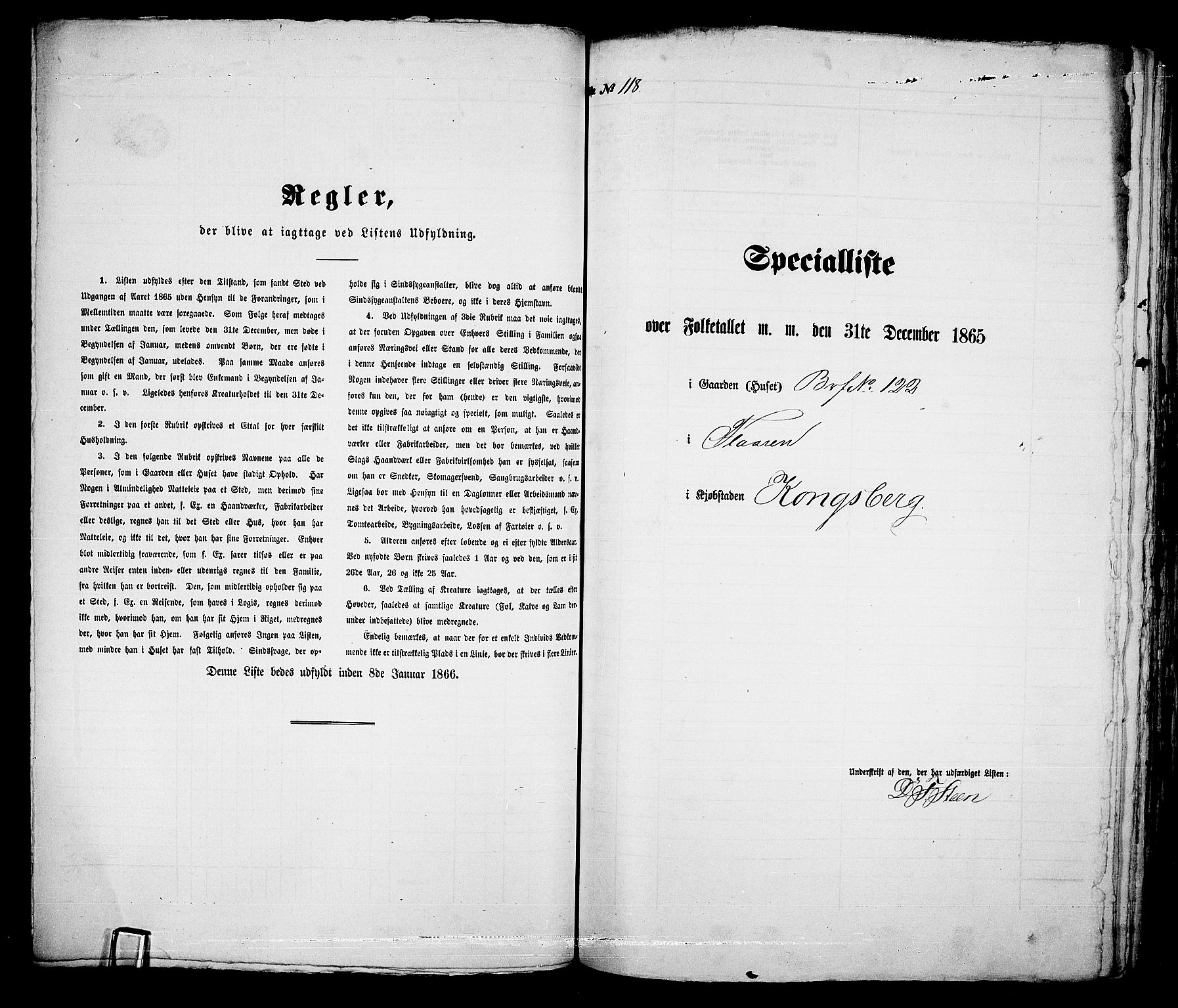 RA, 1865 census for Kongsberg/Kongsberg, 1865, p. 246